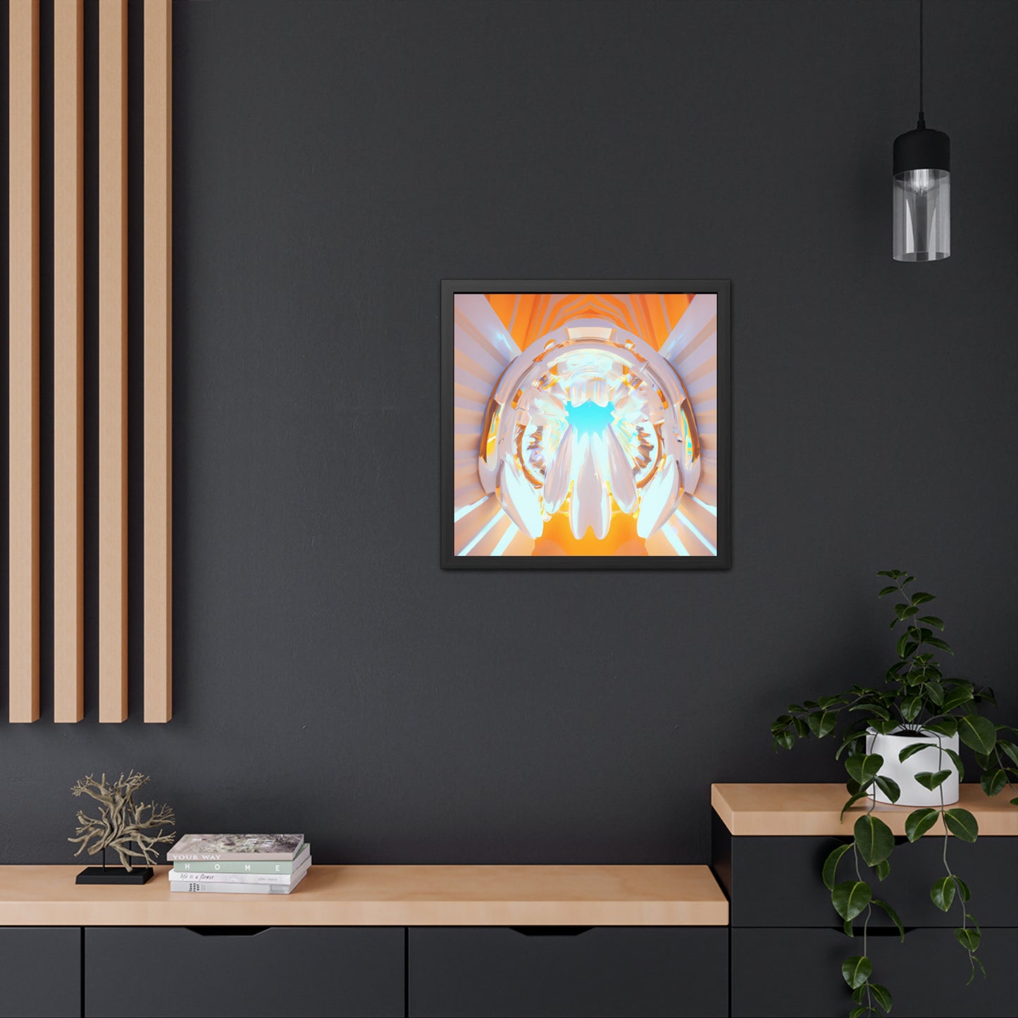 Temporal Flux 12 - on Framed Print