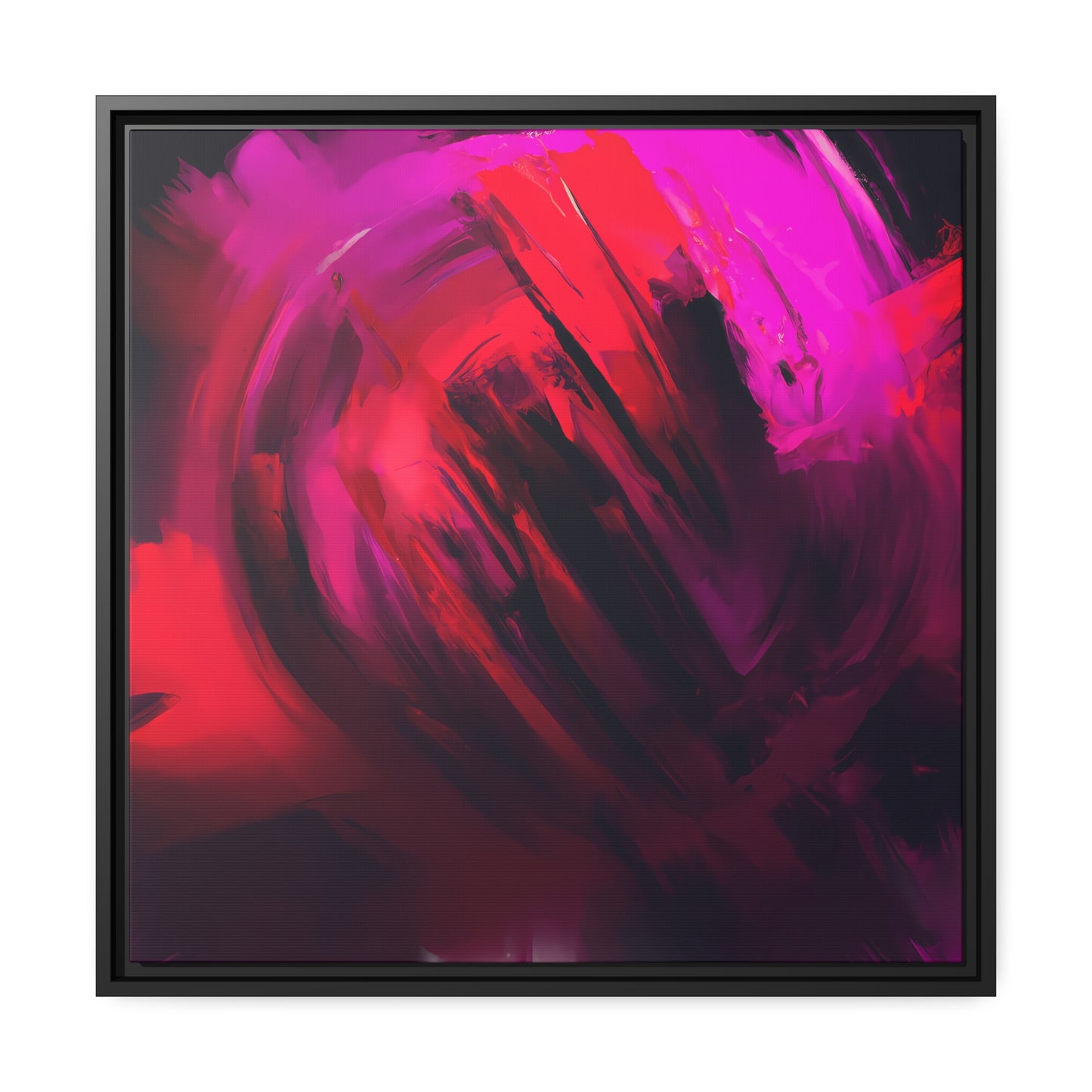 Fabstract 57 - on Framed Canvas