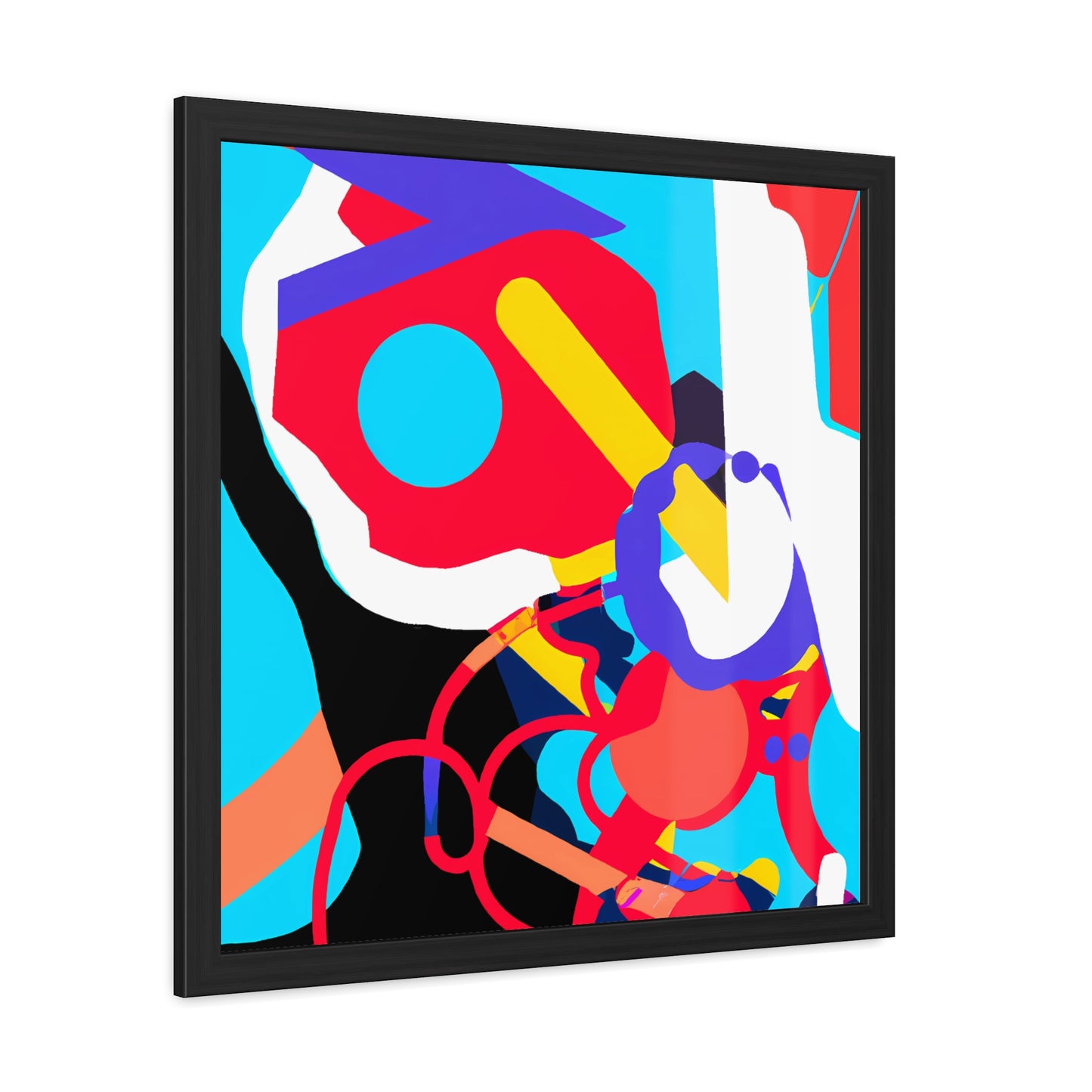 Fabstract 4 - on Framed Print