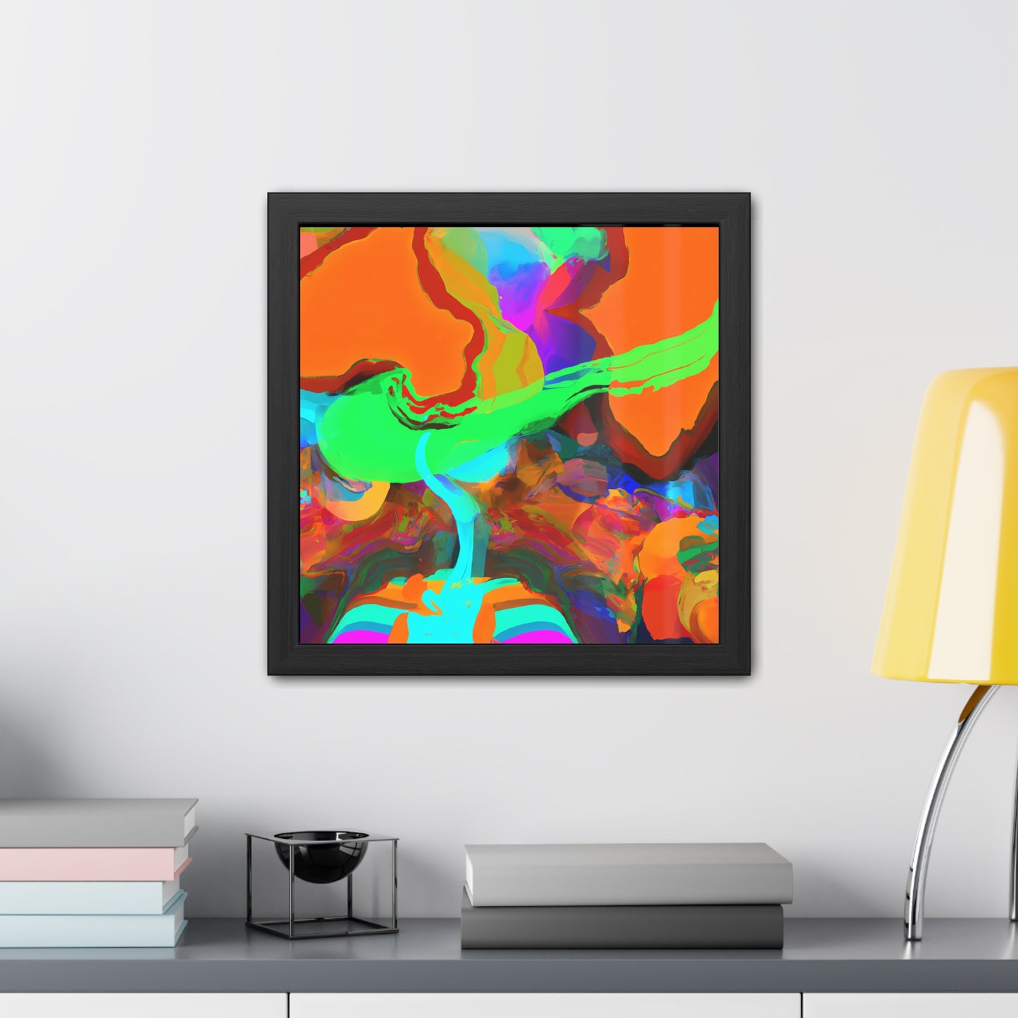 Fabstract 23 - on Framed Print