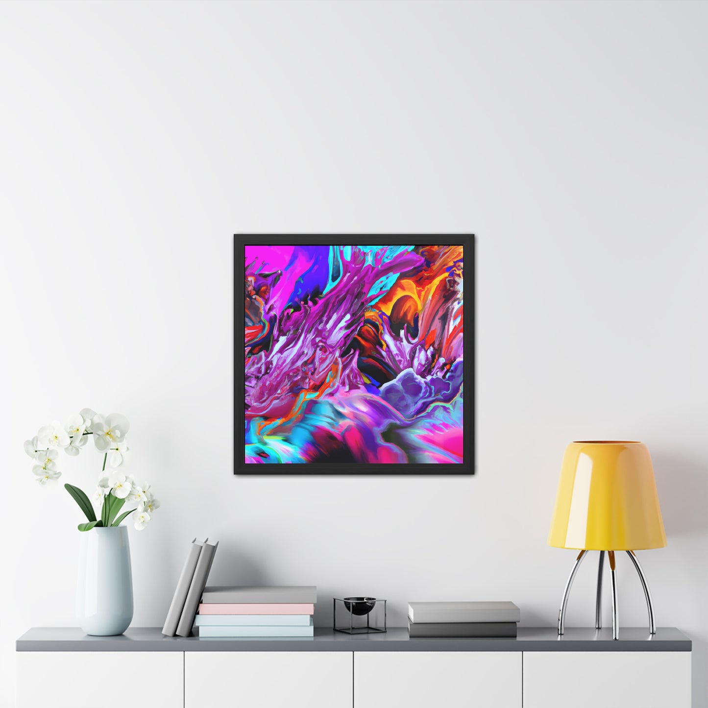 Fabstract 87 - on Framed Print