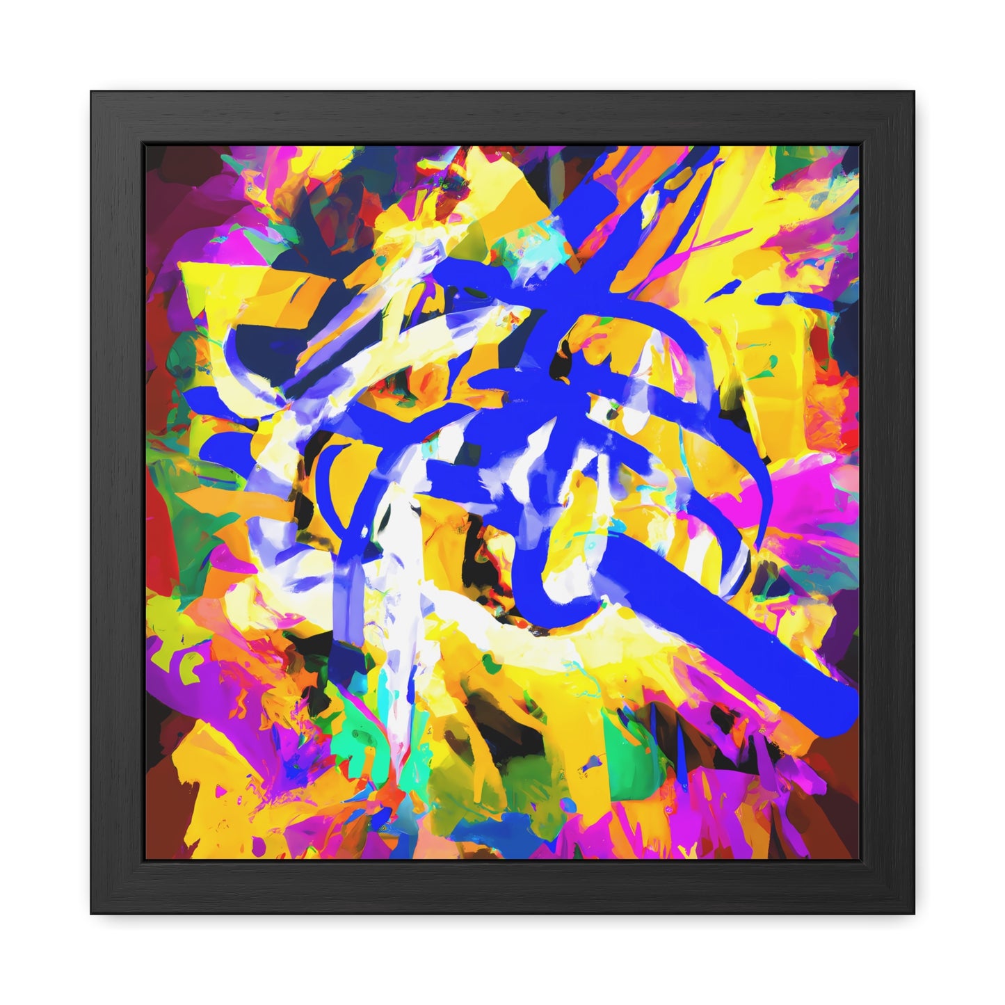 Fabstract 38 - on Framed Print