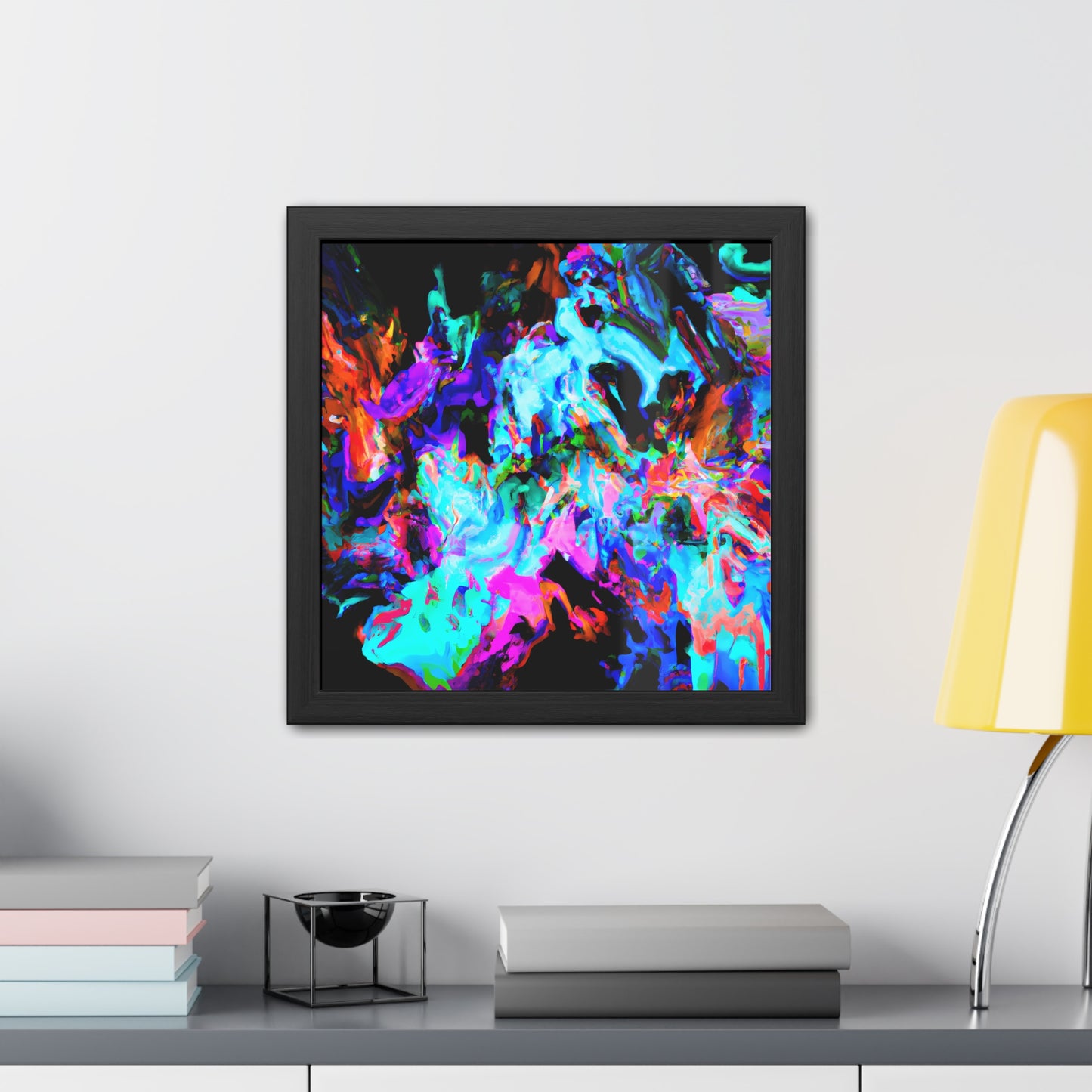 Fabstract 58 - on Framed Print