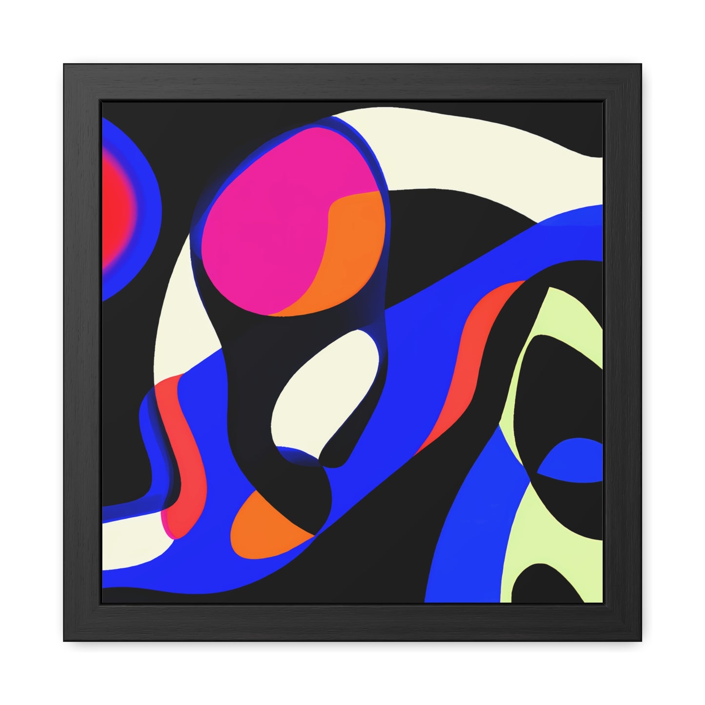 Fabstract 2 - on Framed Print