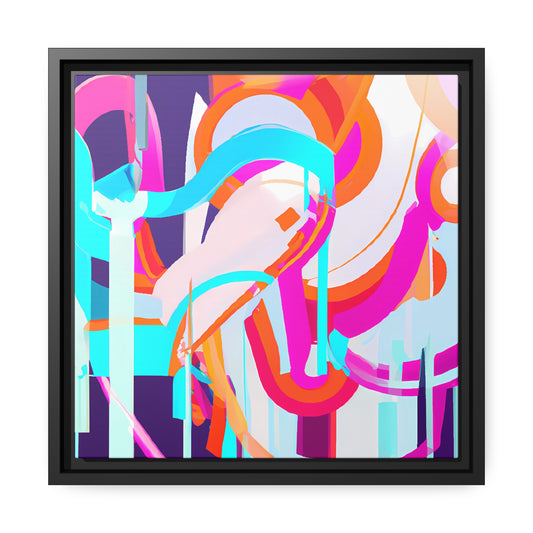 Future Graffiti 18 - on Framed Canvas