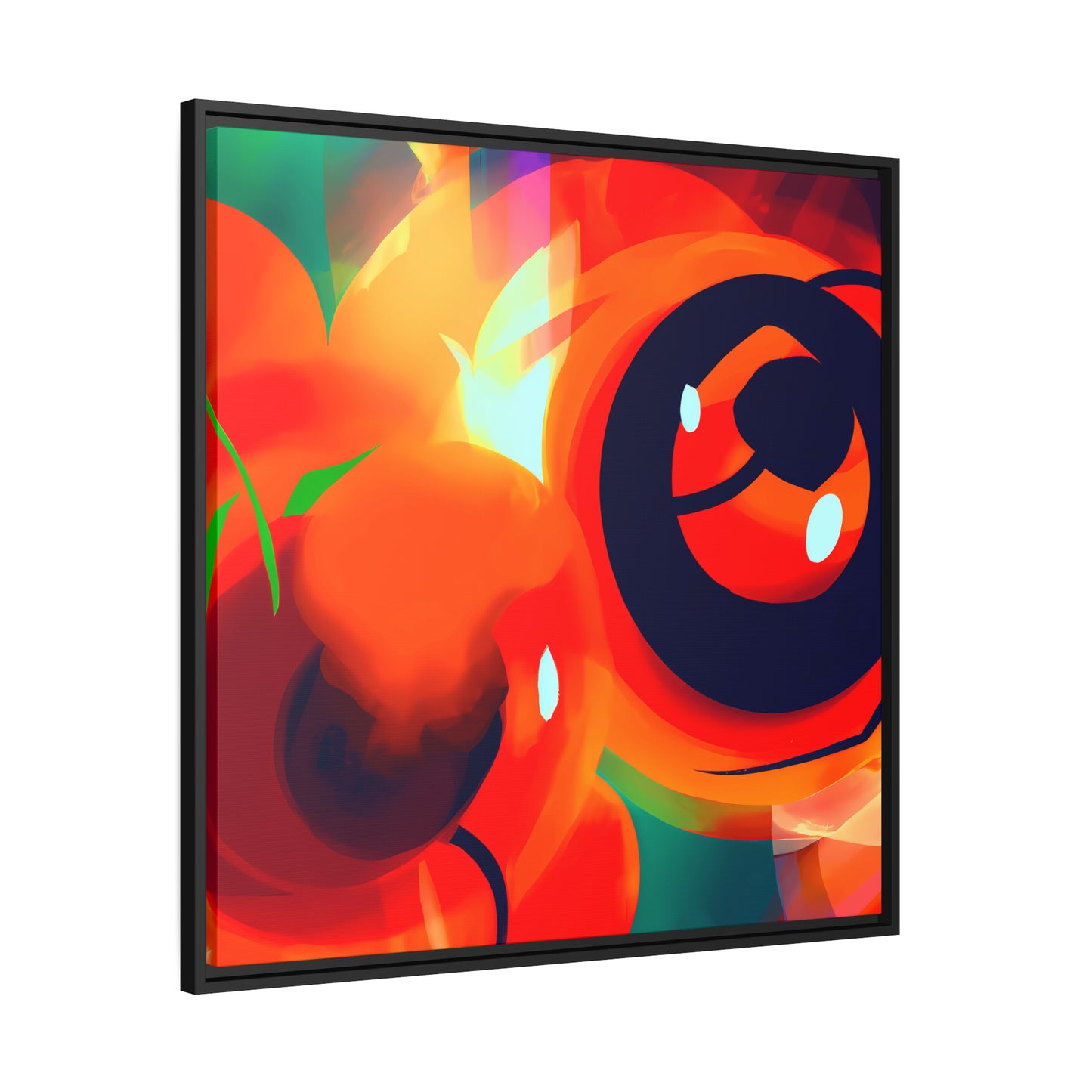 Fabstract 7 - on Framed Canvas