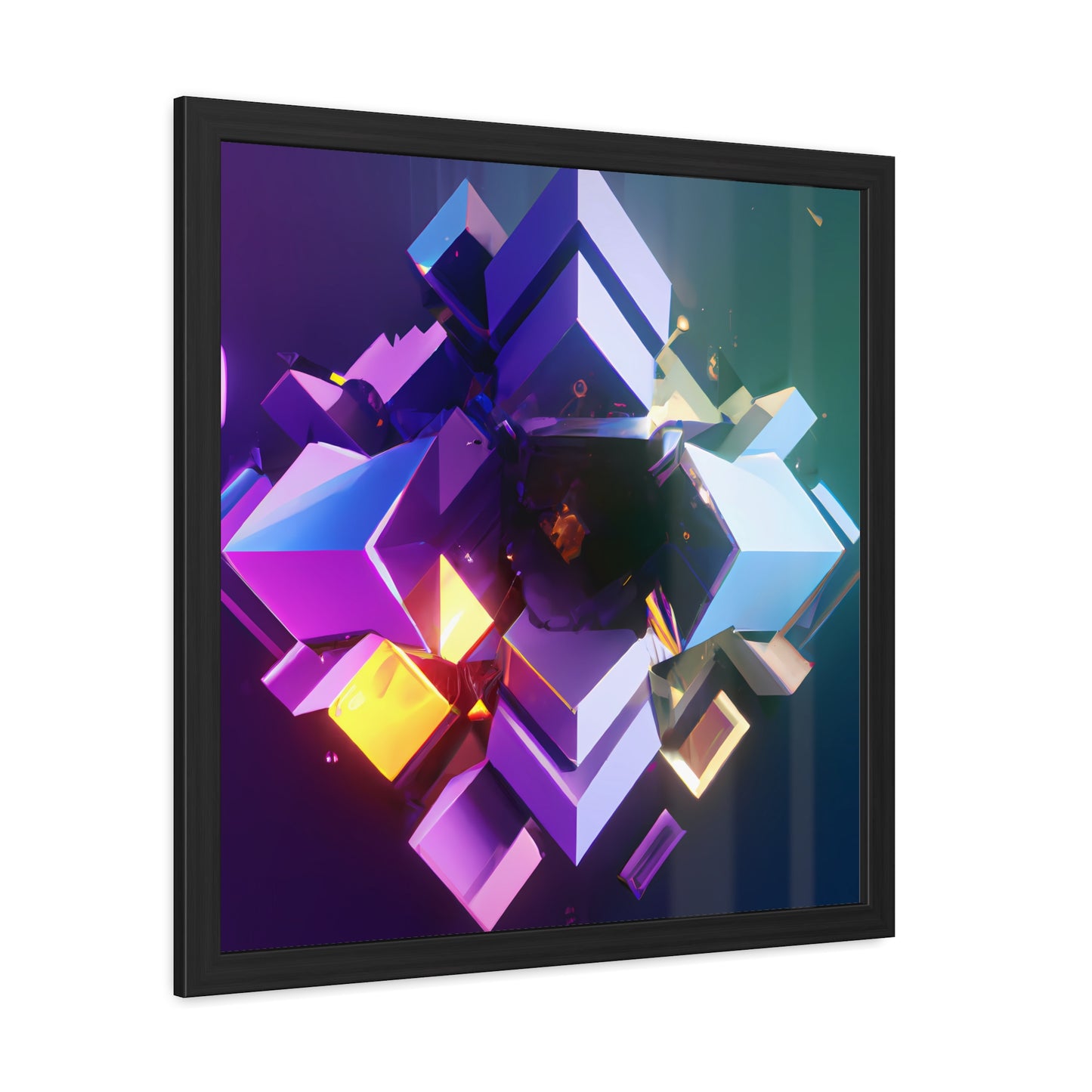 Temporal Flux 6 - on Framed Print