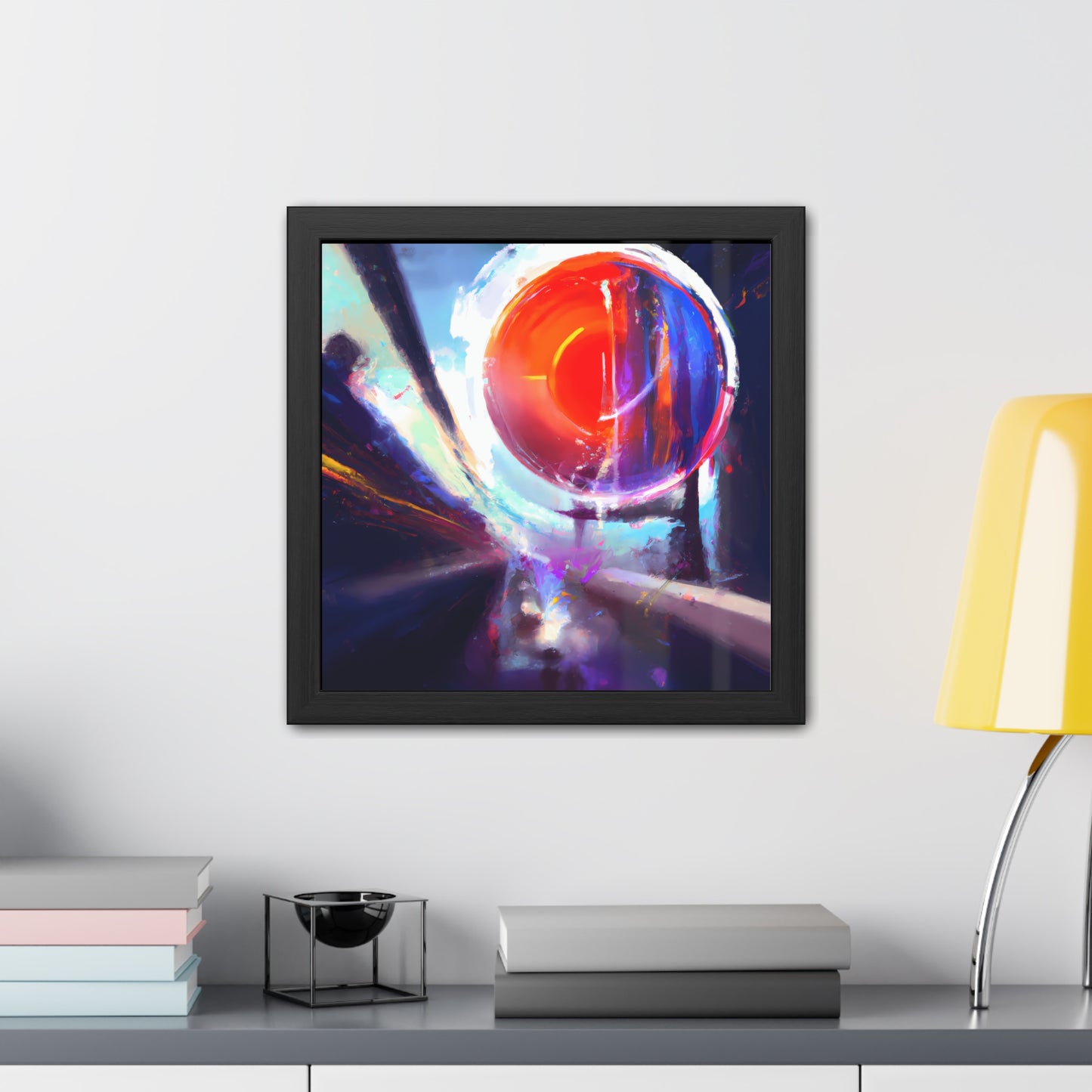 Fabstract 1 - on Framed Print