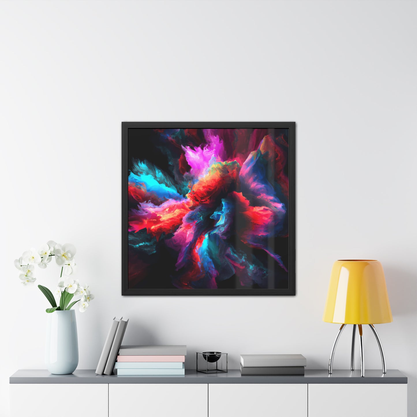 Fabstract 61 - on Framed Print