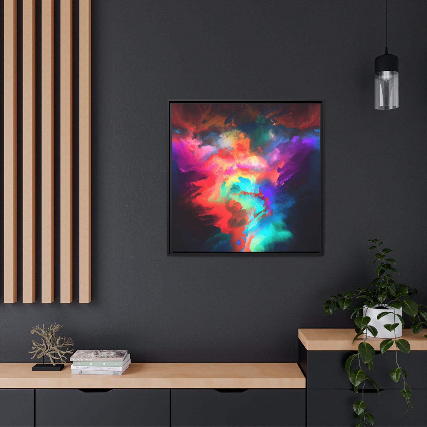 Quantum Euphoria 18 - on Framed Canvas