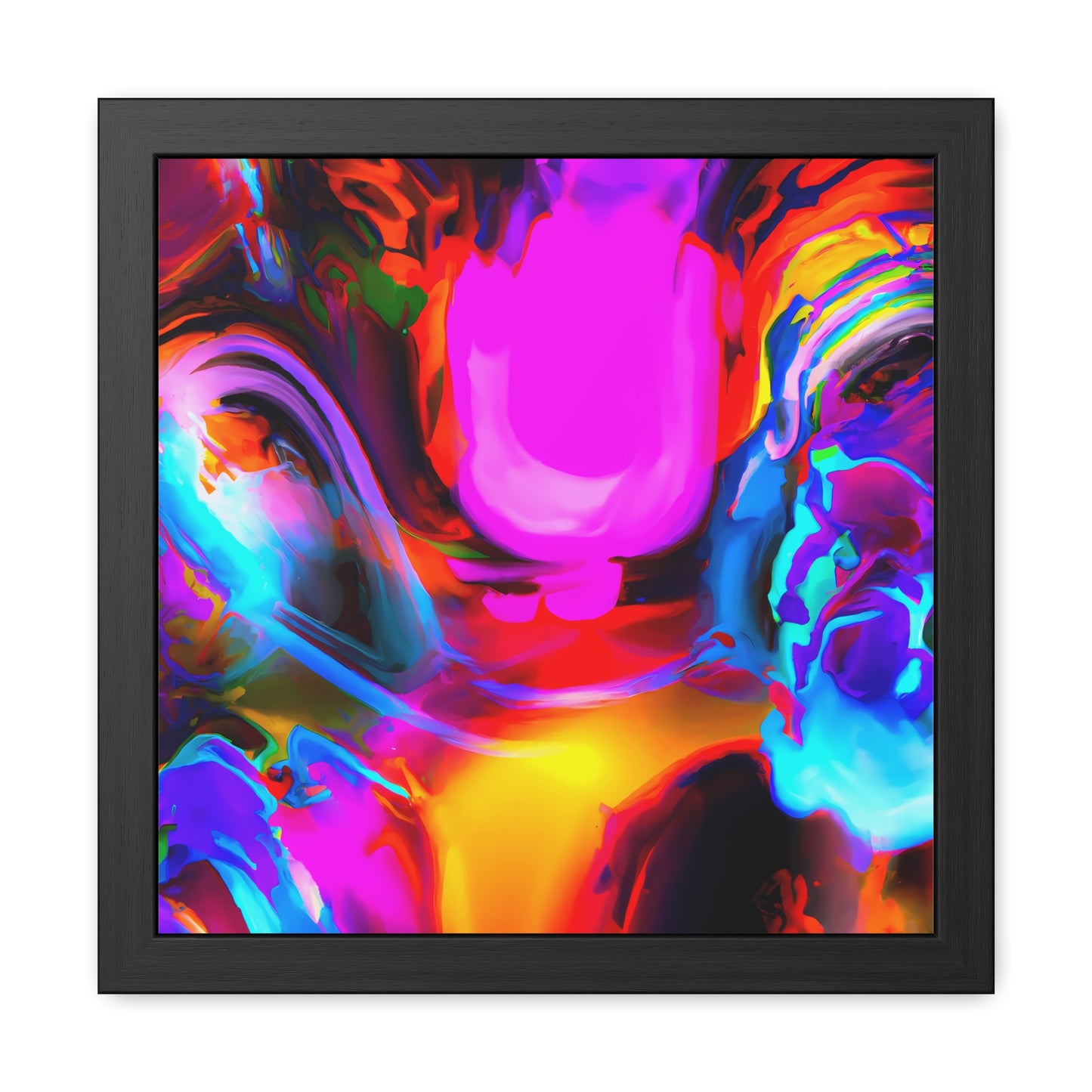 Fabstract 46 - on Framed Print