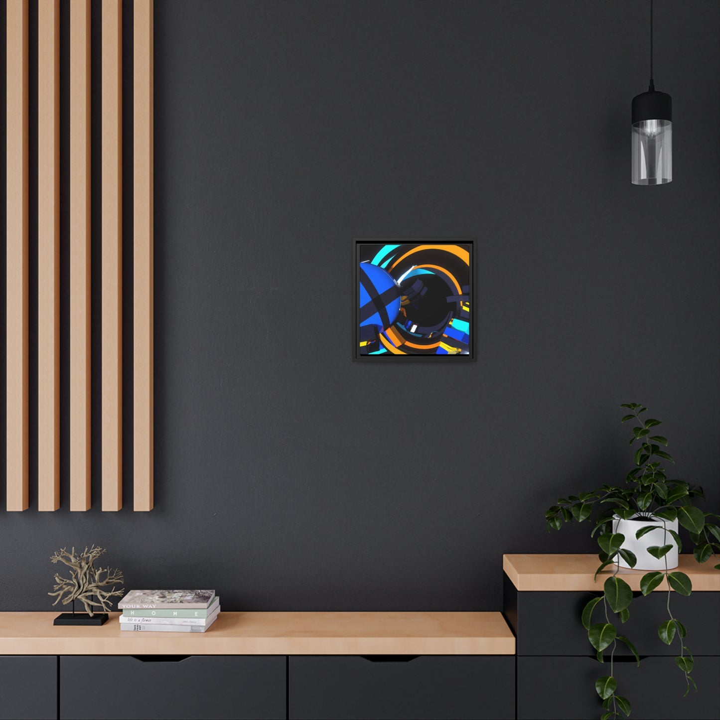 Temporal Flux 11 - on Framed Canvas