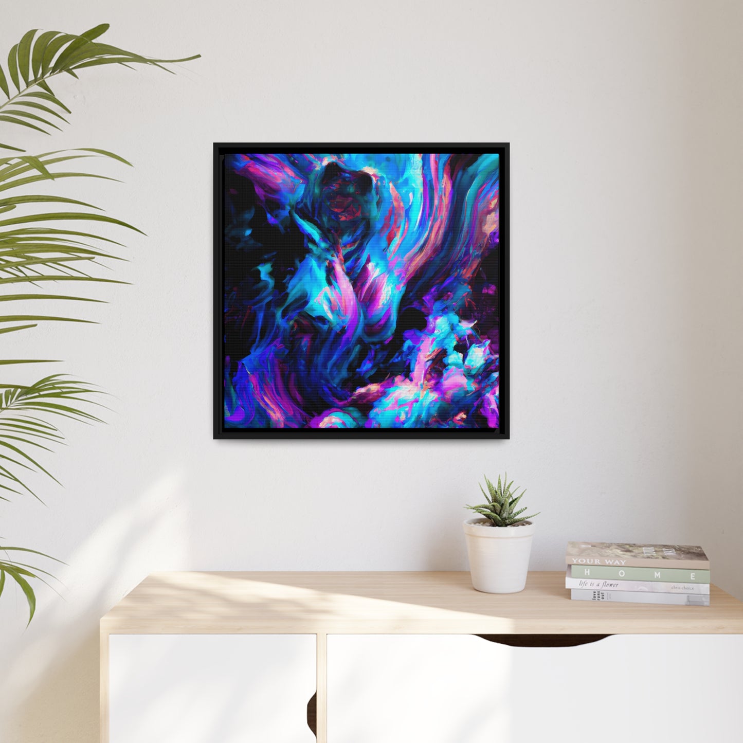 Quantum Euphoria 12 - on Framed Canvas