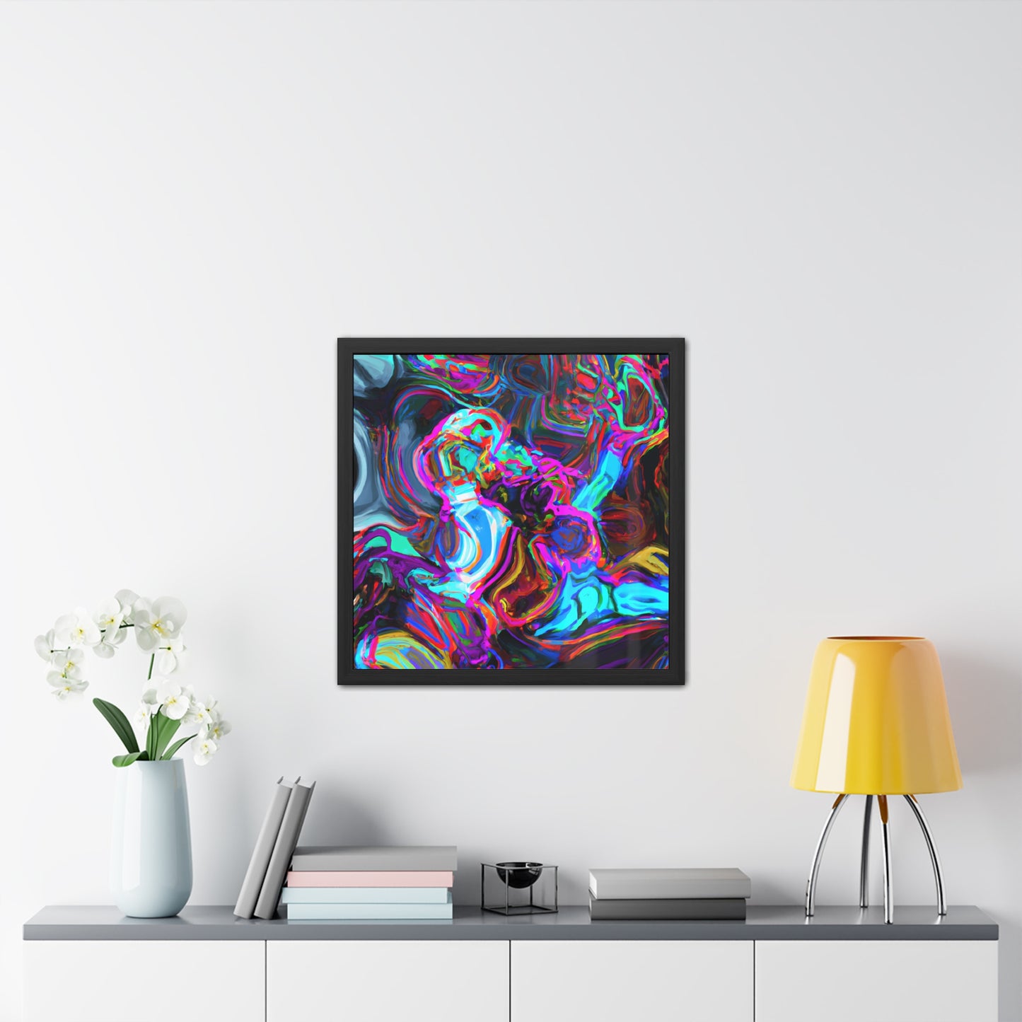 Fabstract 99 - on Framed Print