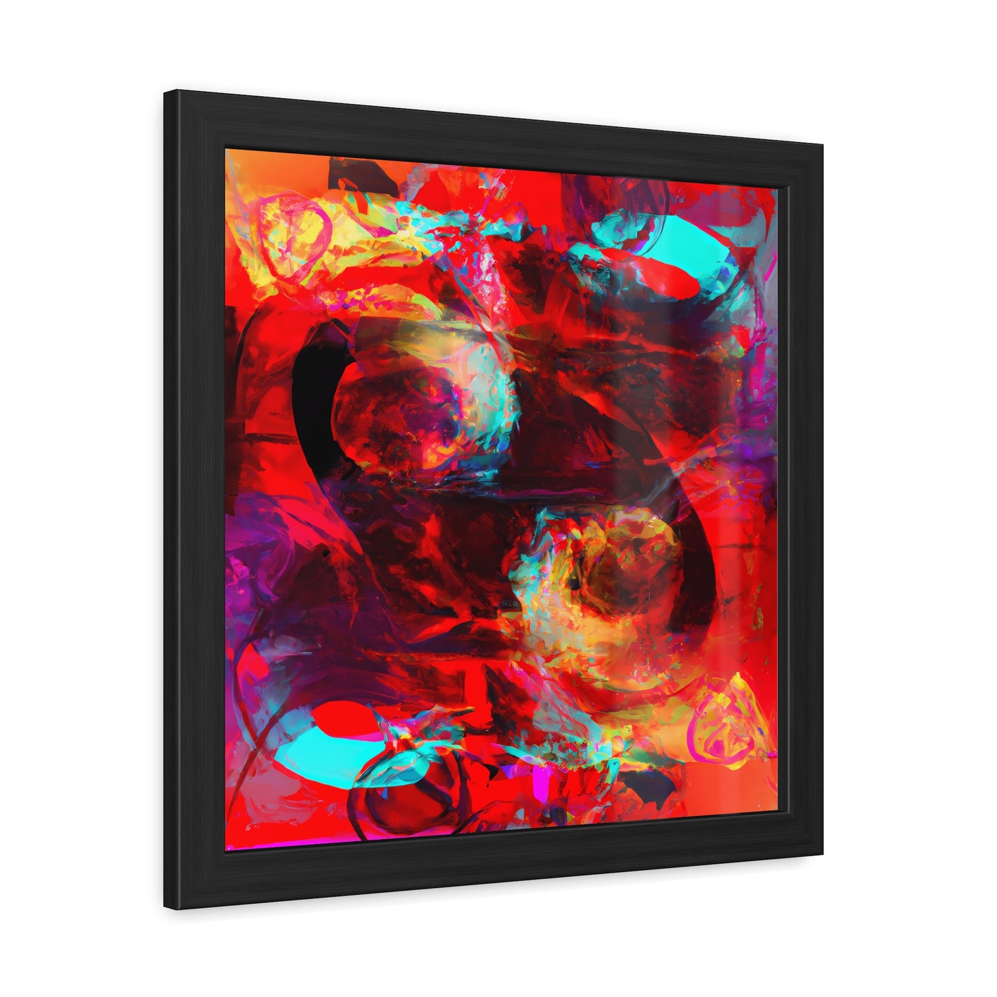 Fabstract 117 - on Framed Print