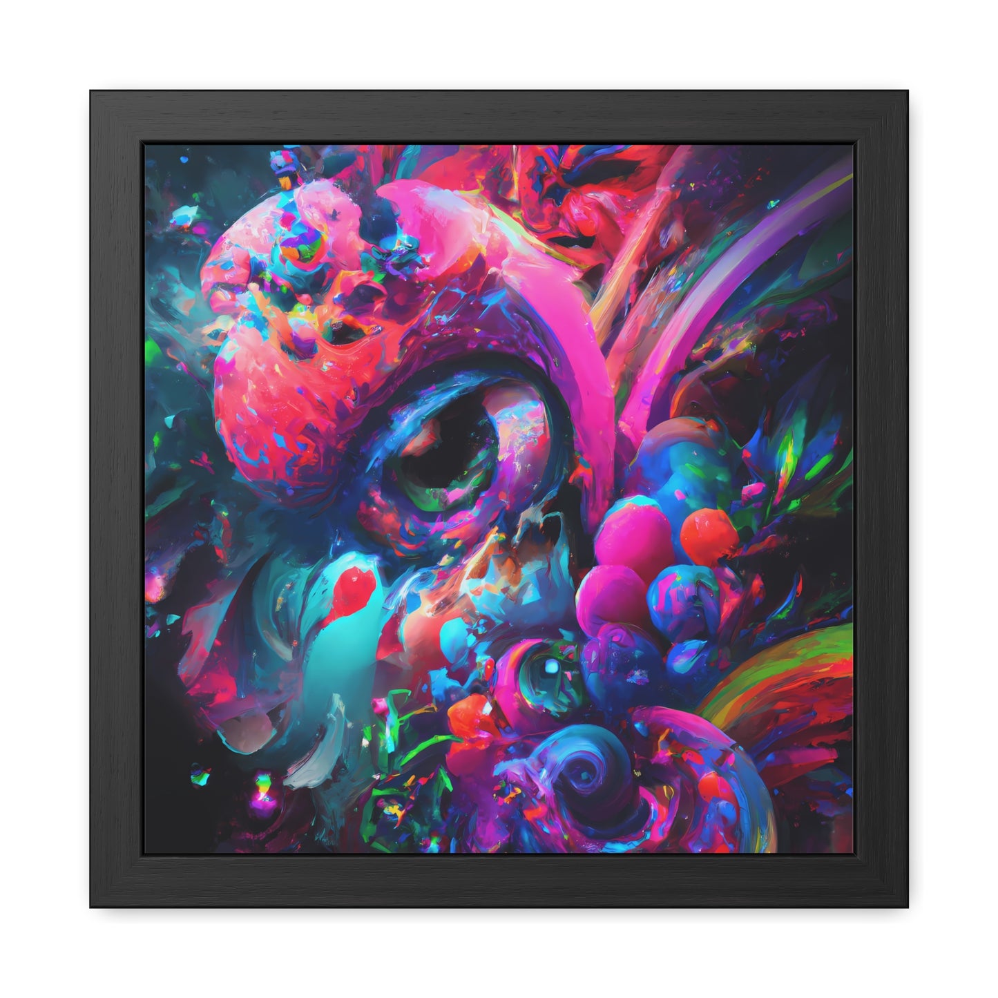 Fabstract 100 - on Framed Print