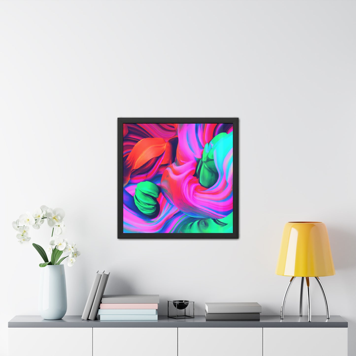 Fabstract 62 - on Framed Print