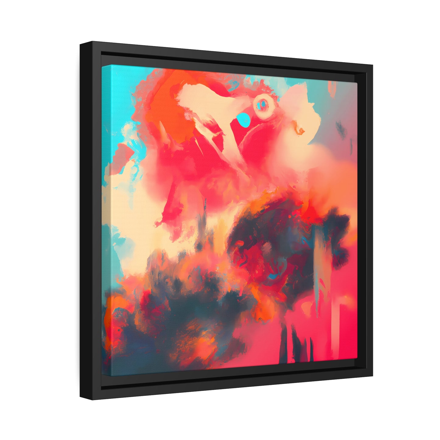 Fabstract 48 - on Framed Canvas