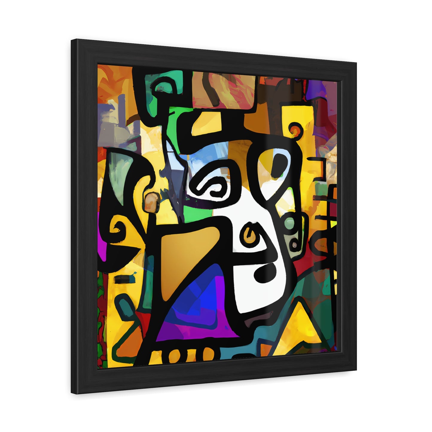 Fabstract 12 - on Framed Print