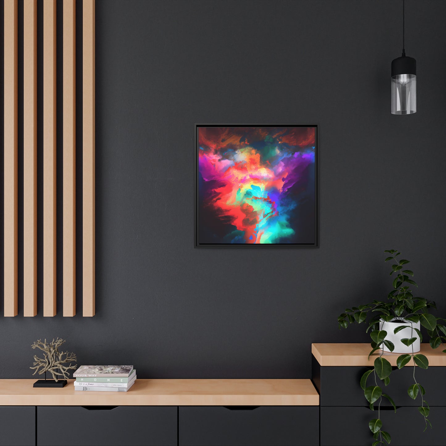 Quantum Euphoria 18 - on Framed Canvas