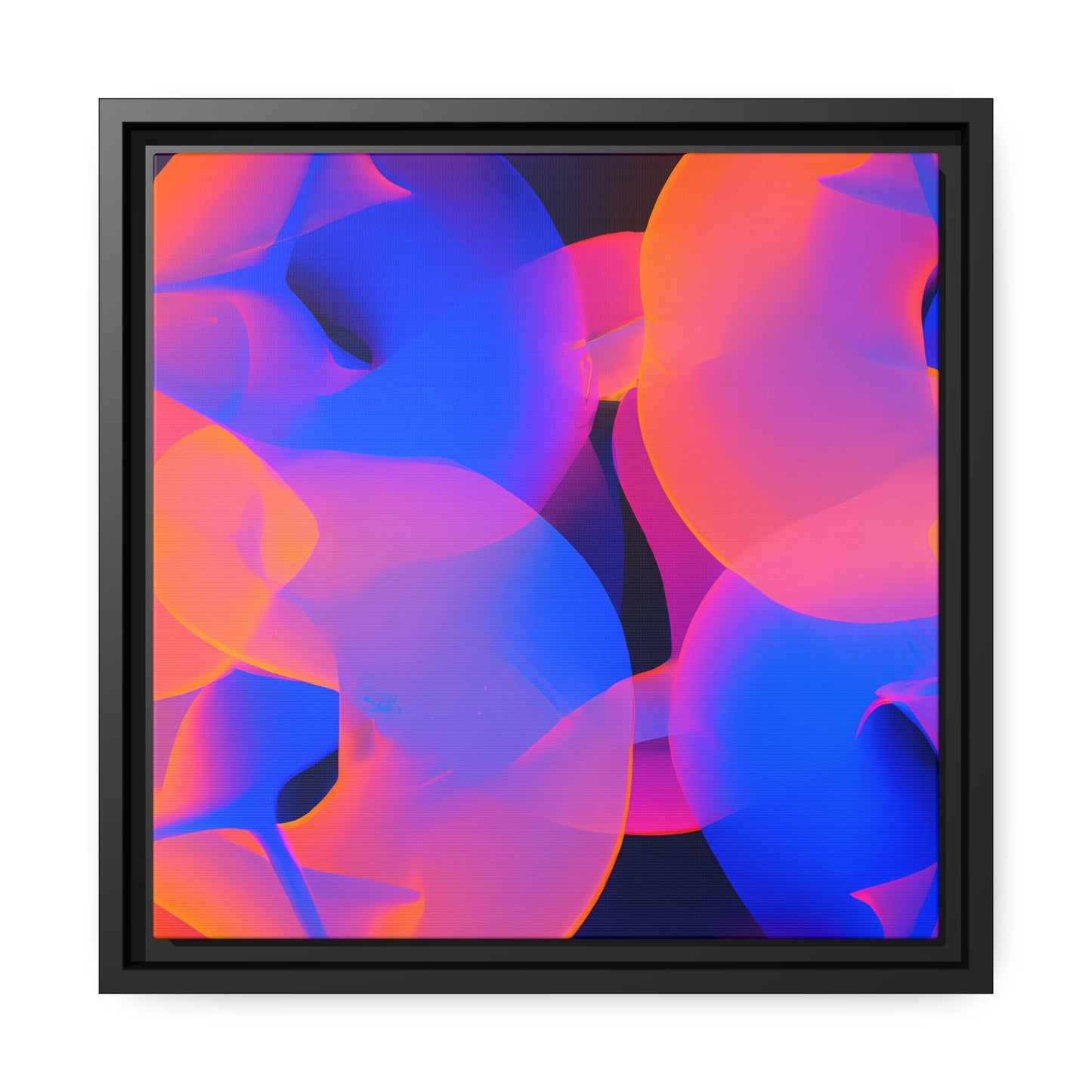 Neon Nexus 8 - on Framed Canvas