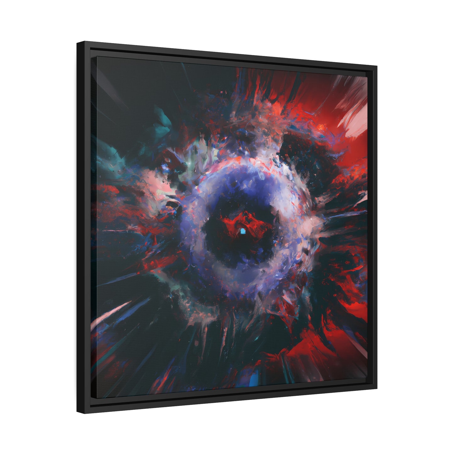 Fabstract 86 - on Framed Canvas