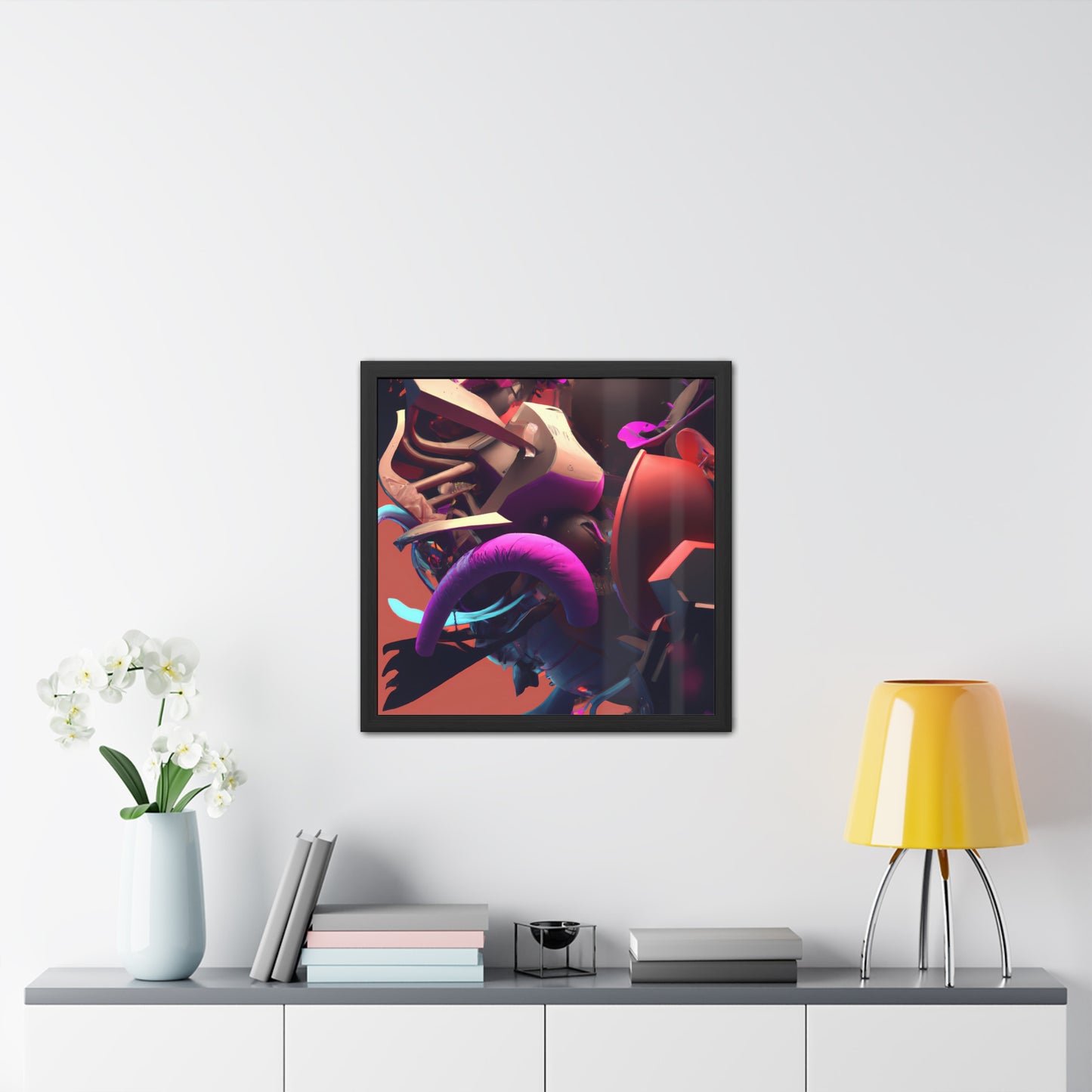 Temporal Flux 13 - on Framed Print