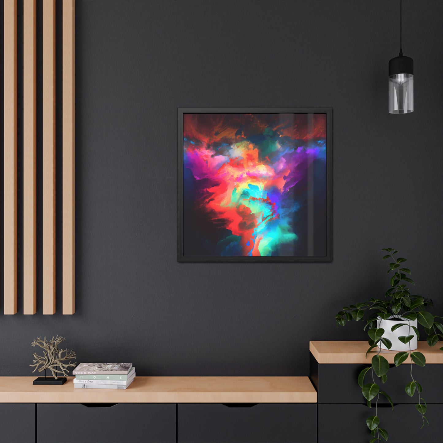 Quantum Euphoria 18 - on Framed Print