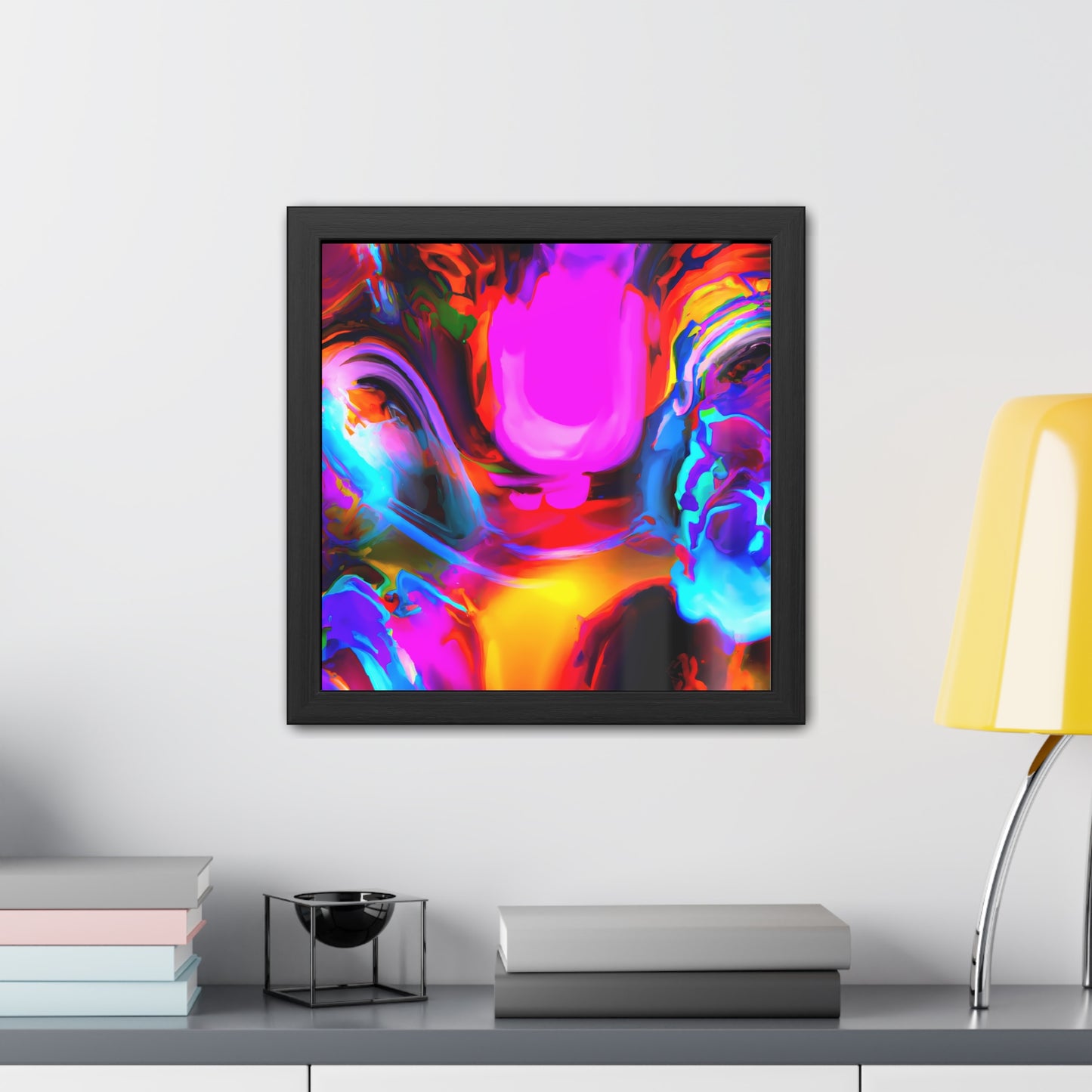 Fabstract 46 - on Framed Print