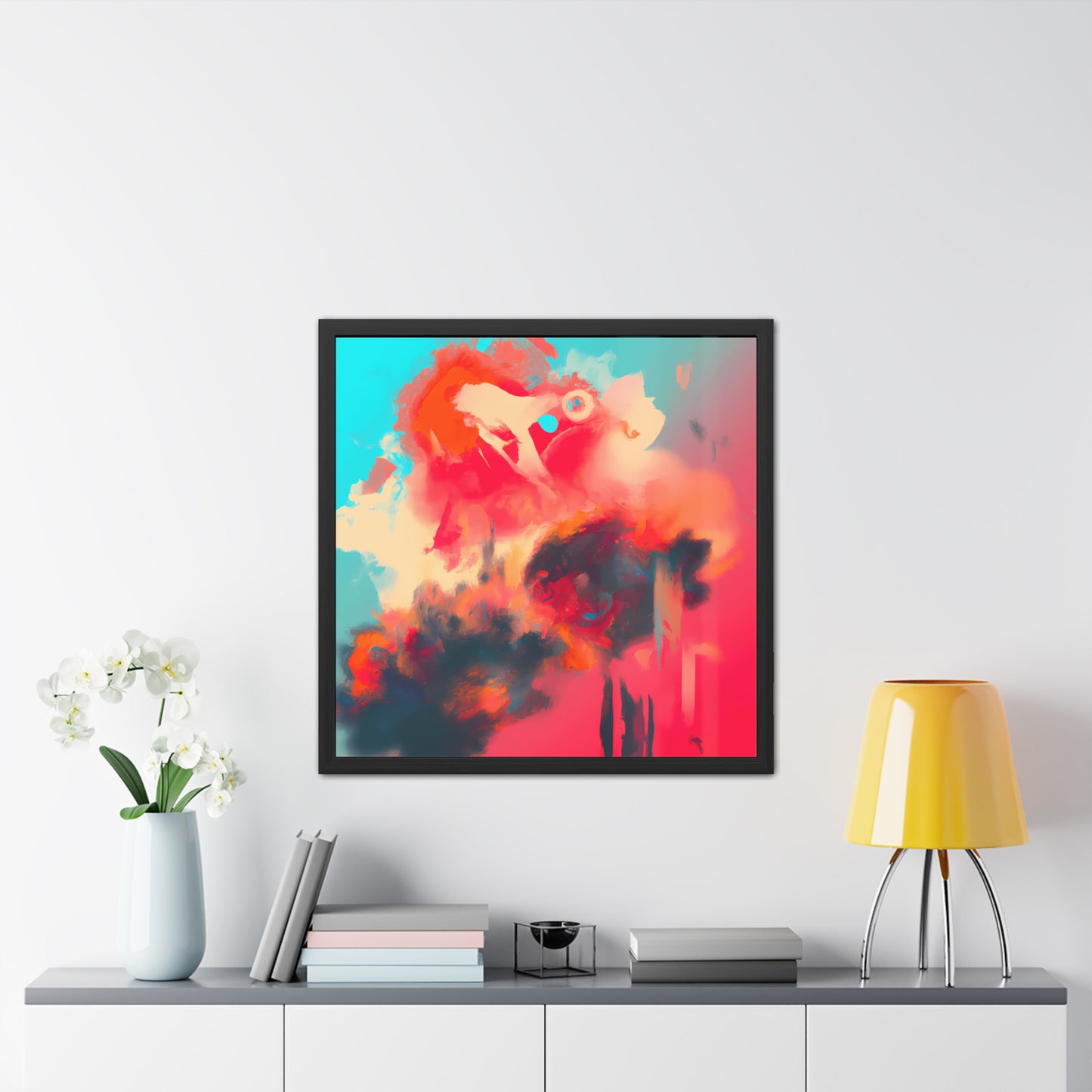 Fabstract 48 - on Framed Print