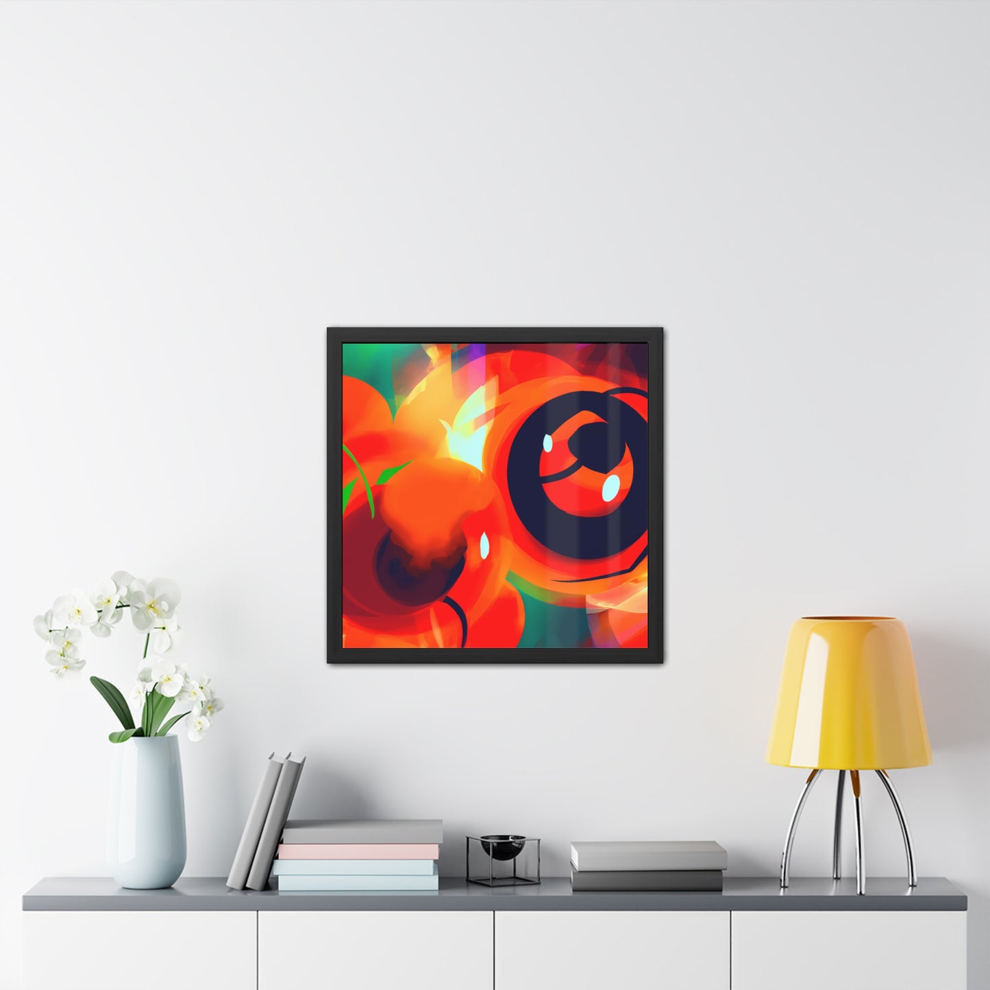 Fabstract 7 - on Framed Print