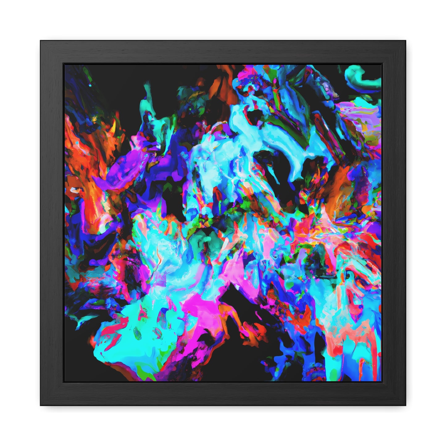 Fabstract 58 - on Framed Print