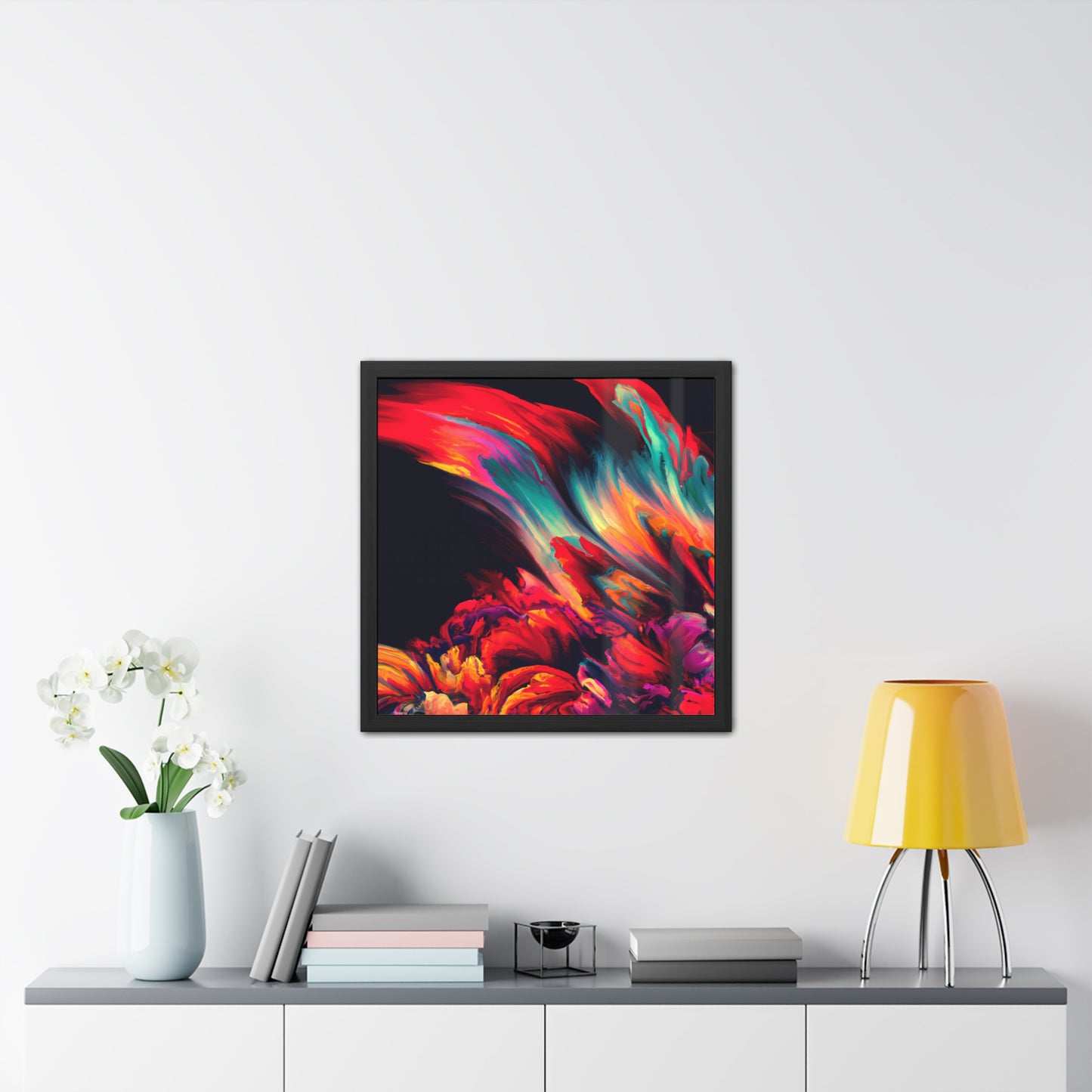 Fabstract 123 - on Framed Print