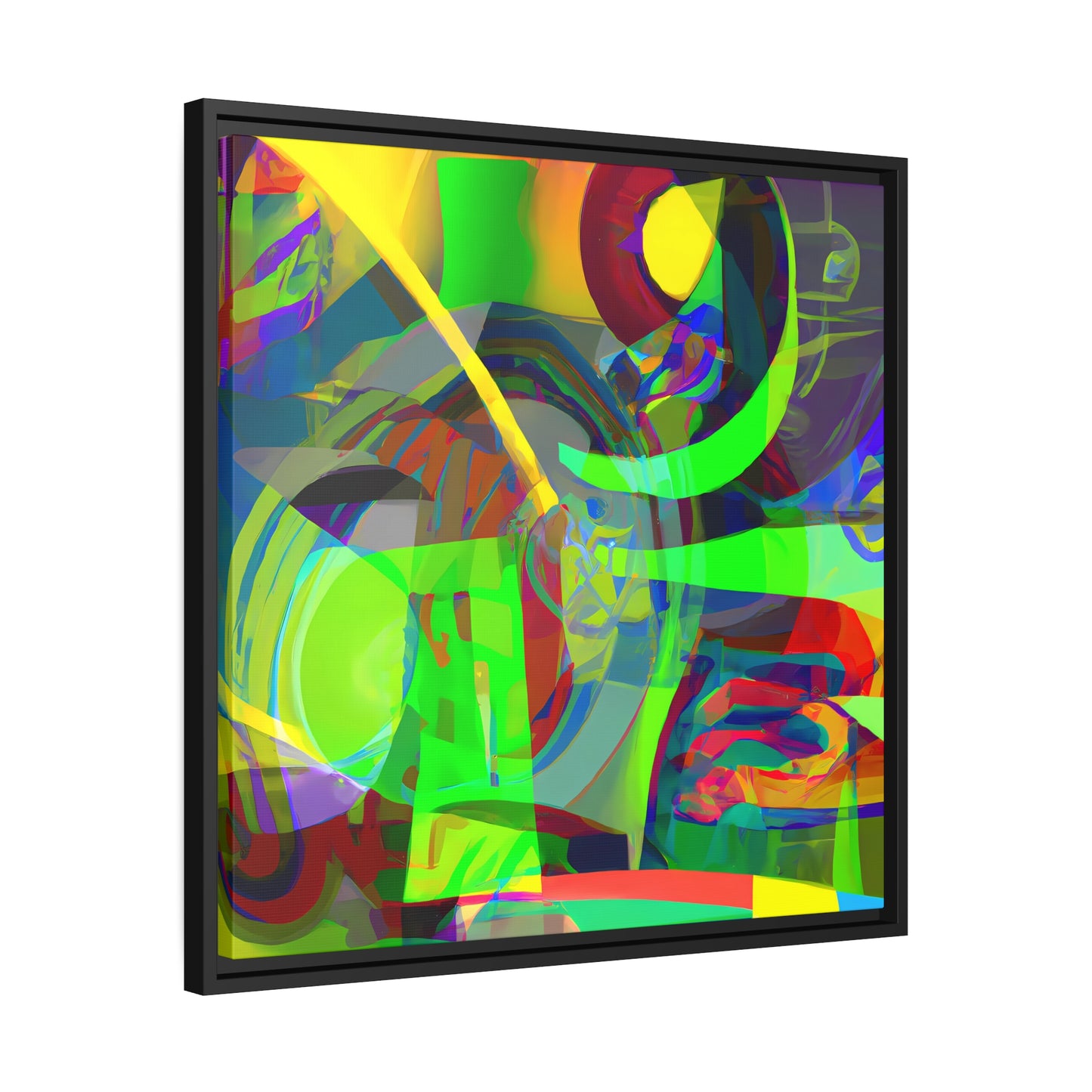 Future Graffiti 12 - on Framed Canvas