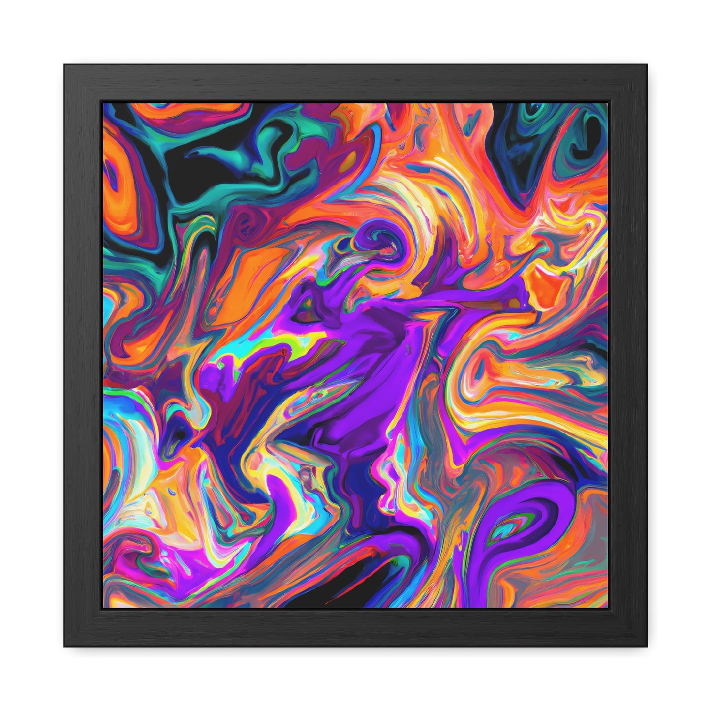 Fabstract 91 - on Framed Print