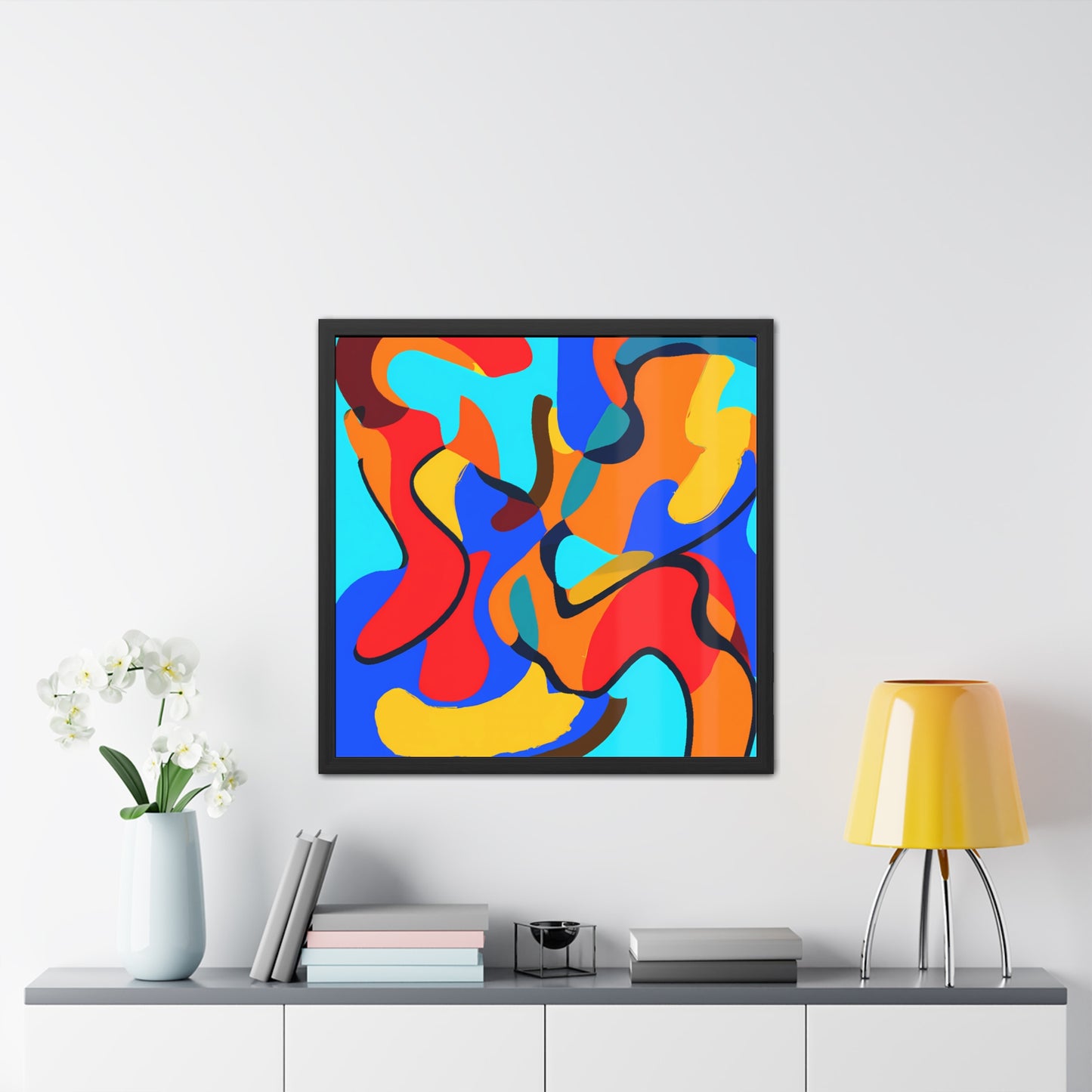 Fabstract 6 - on Framed Print