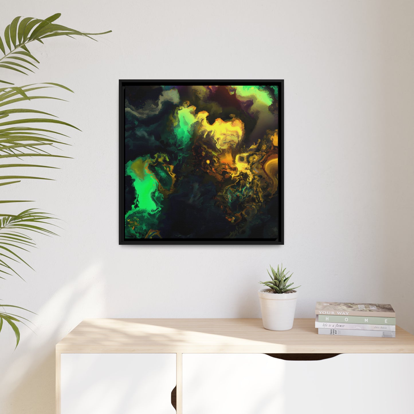 Quantum Euphoria 4 - on Framed Canvas