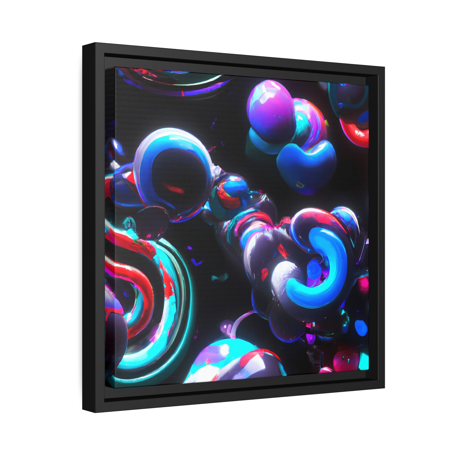 Temporal Flux 19 - on Framed Canvas