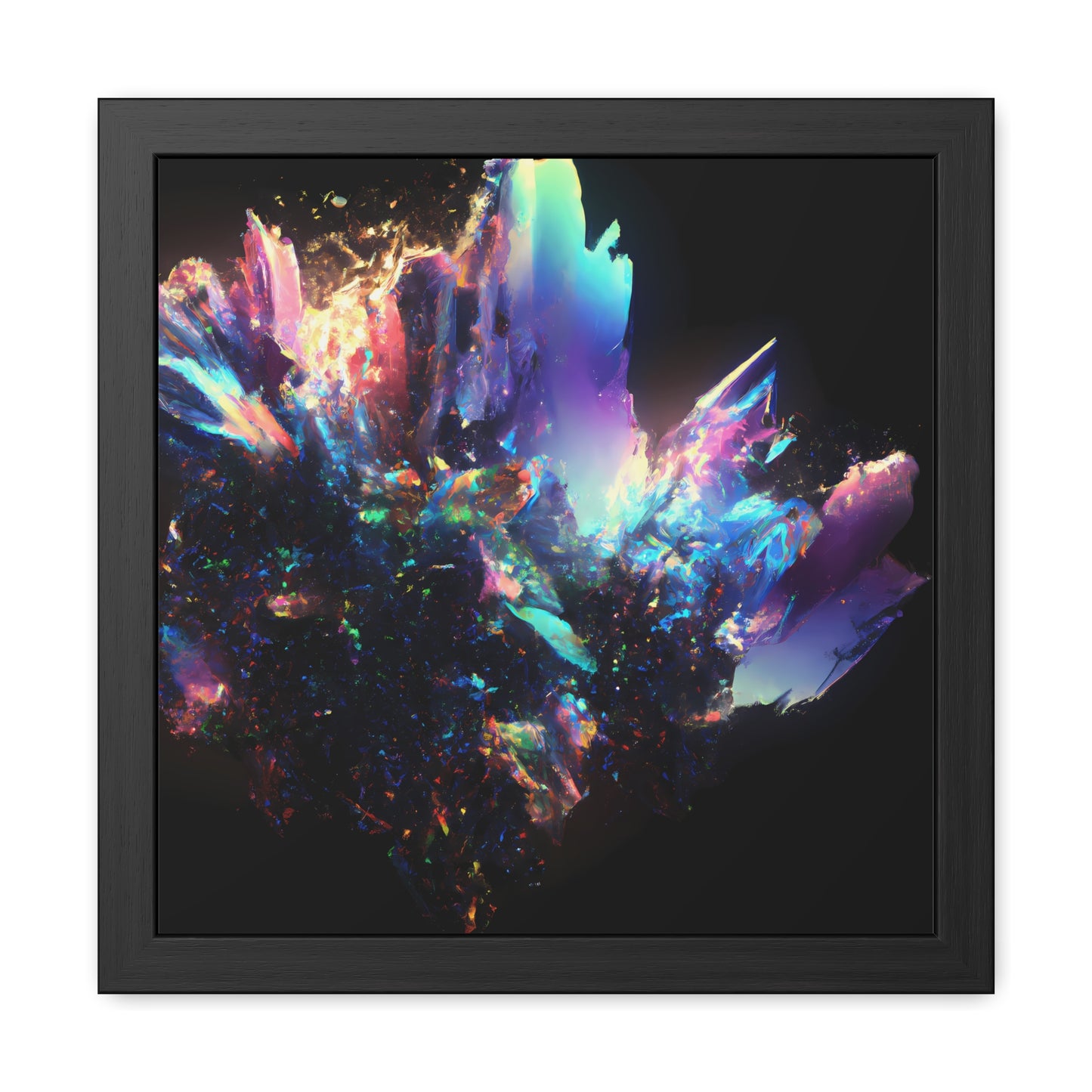 Neon Nexus 12 - on Framed Print