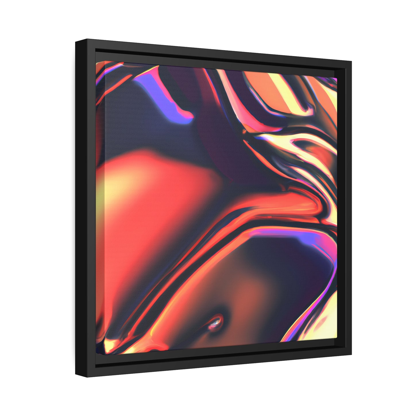 Neon Nexus 15 - on Framed Canvas