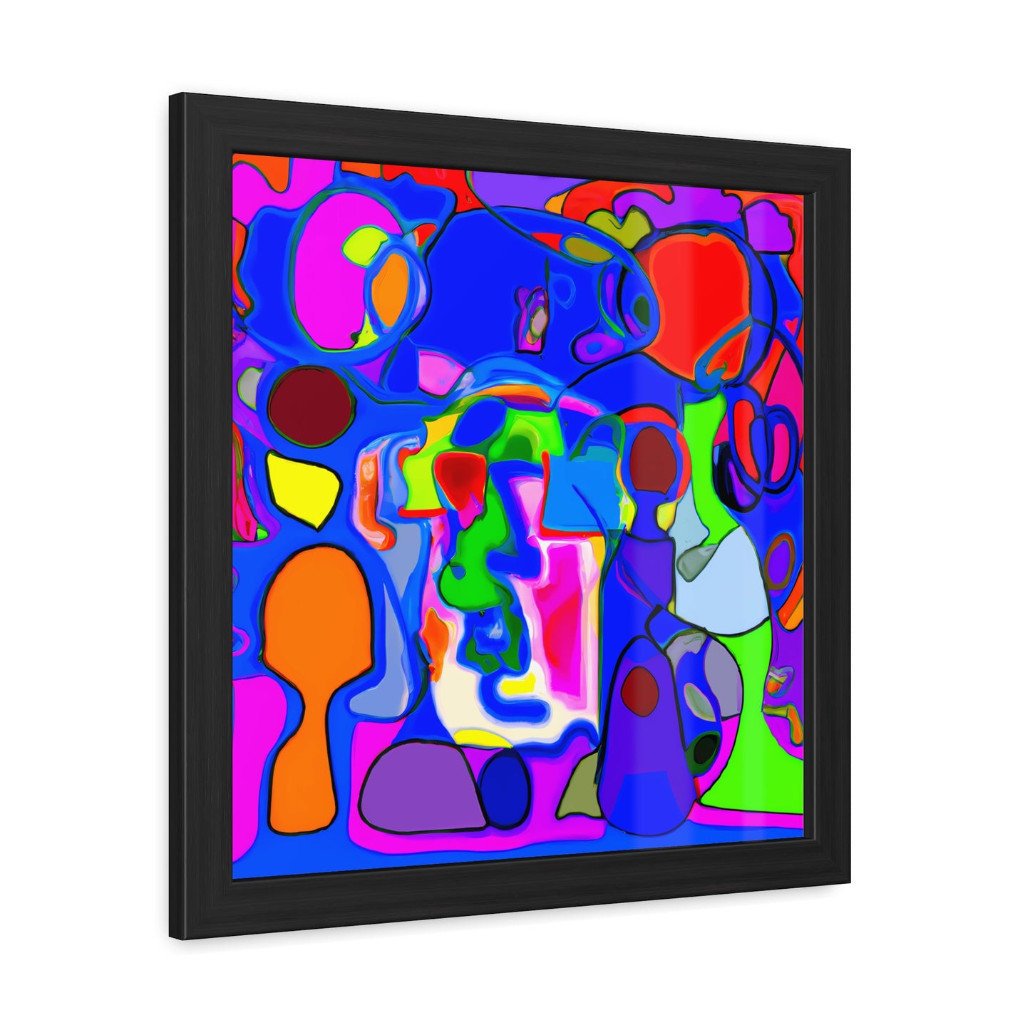 Fabstract 14 - on Framed Print