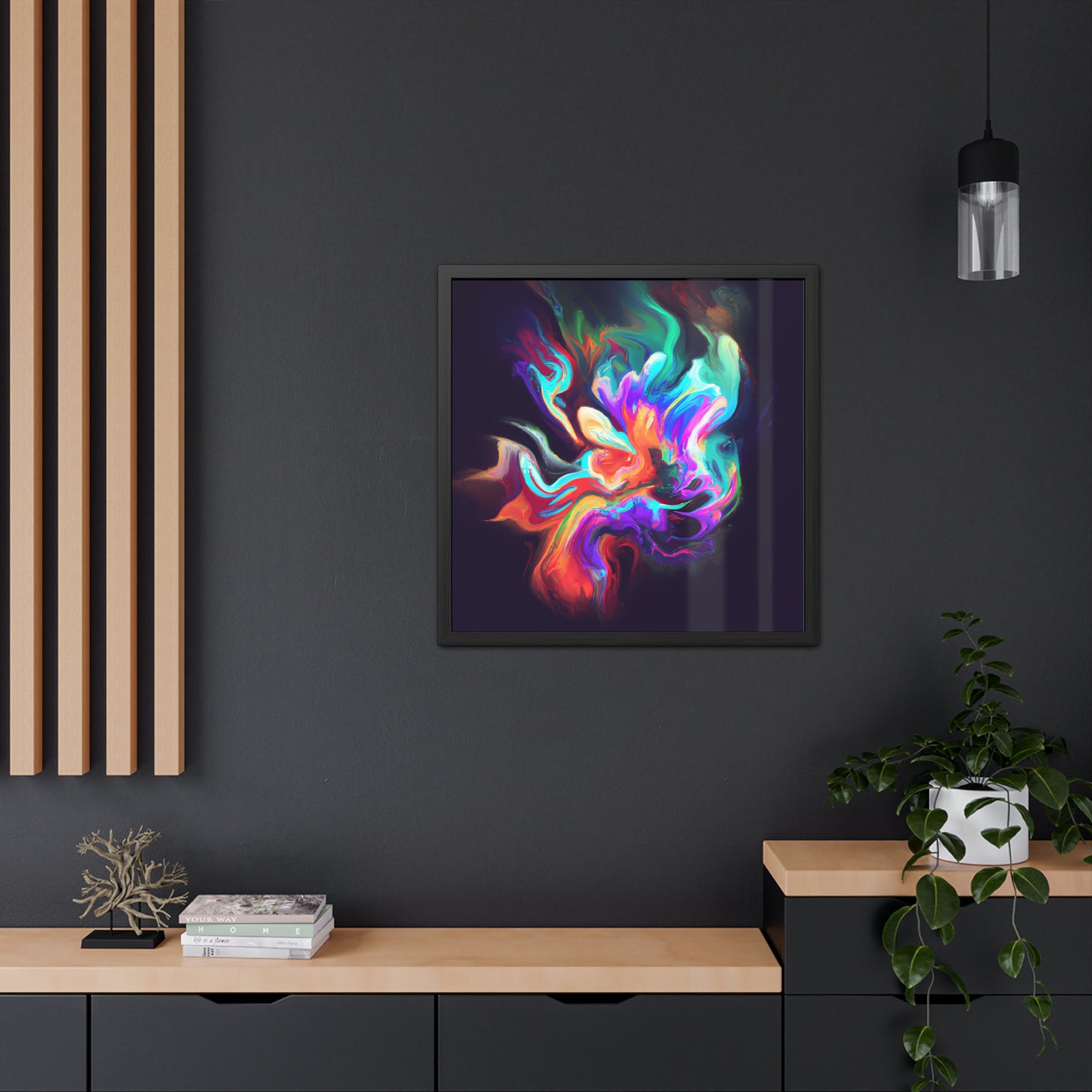 Quantum Euphoria 1 - on Framed Print