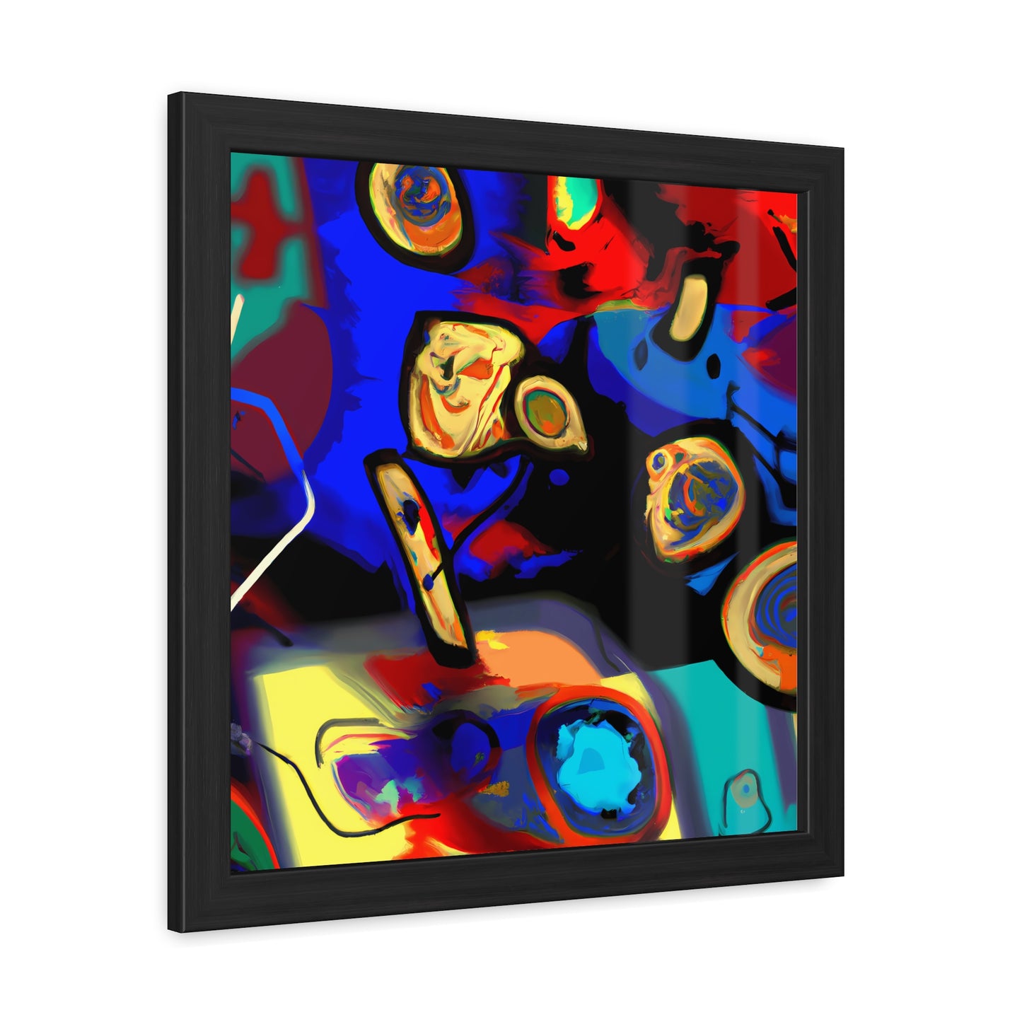 Fabstract 28 - on Framed Print