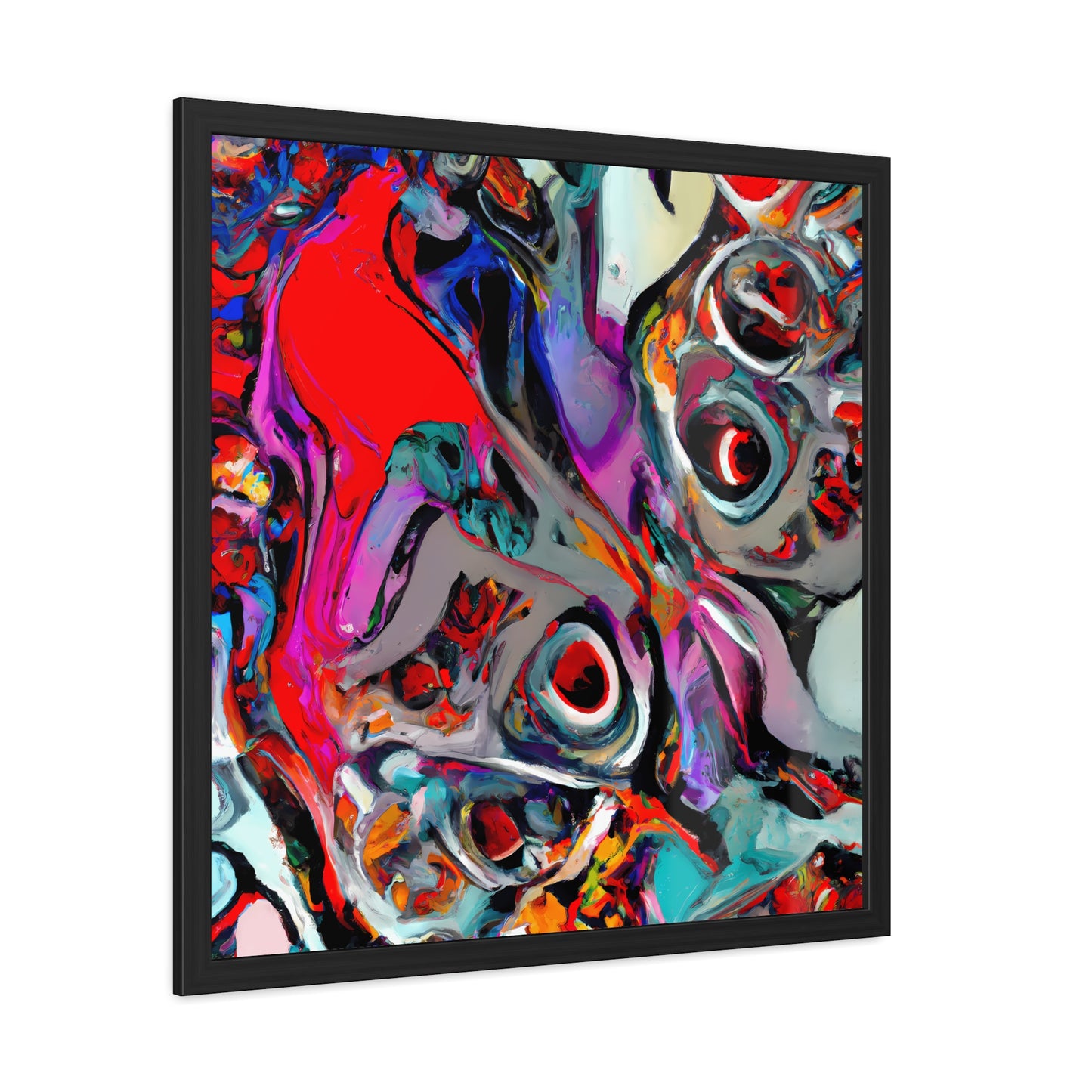 Fabstract 118 - on Framed Print