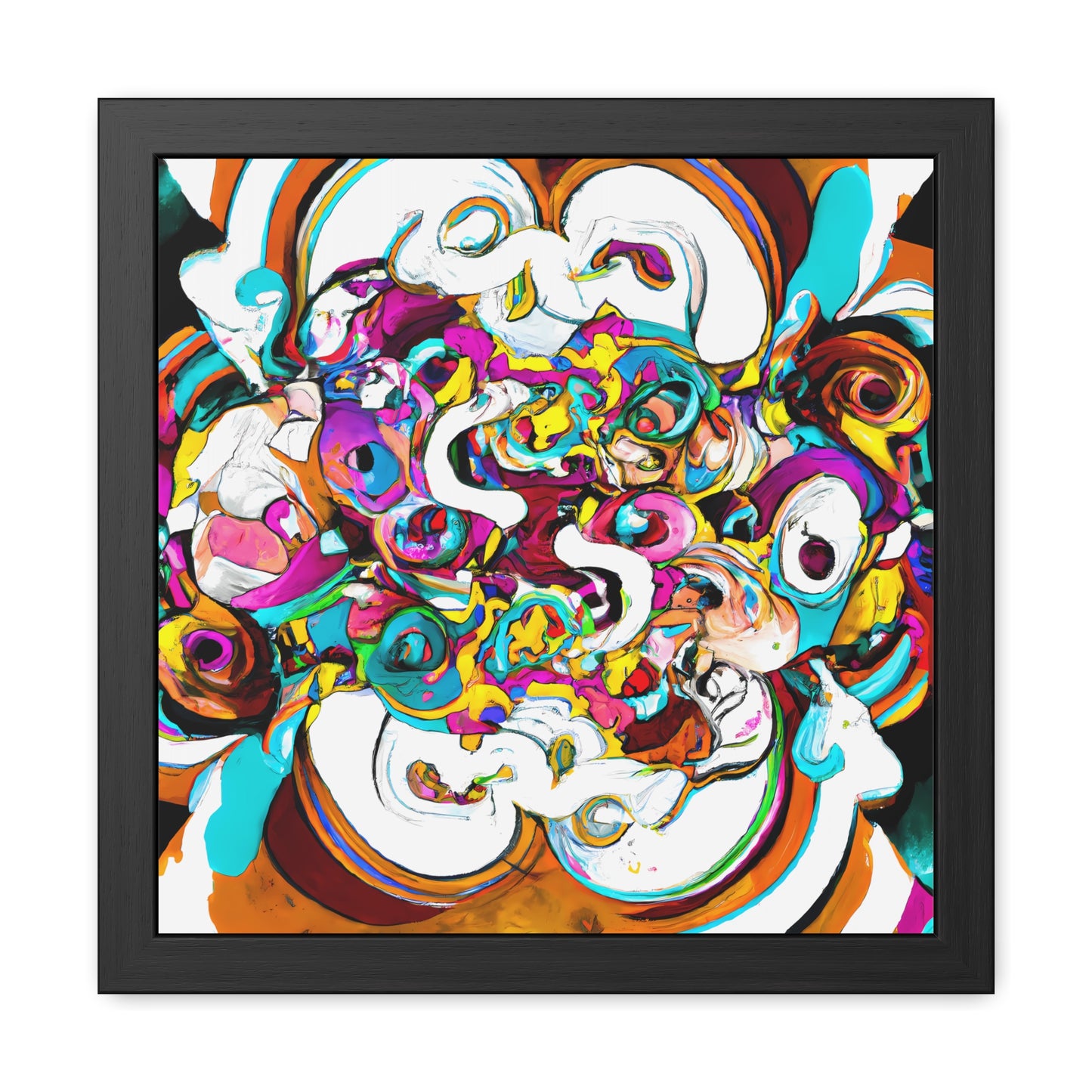 Fabstract 72 - on Framed Print