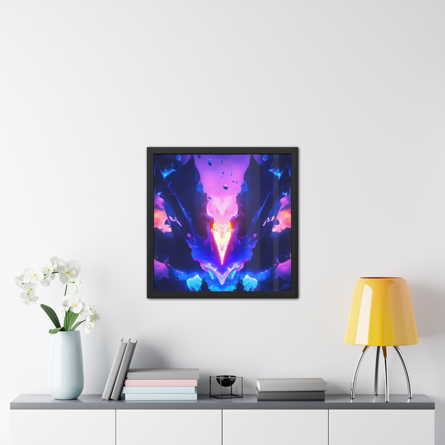 Neon Nexus 11 - on Framed Print