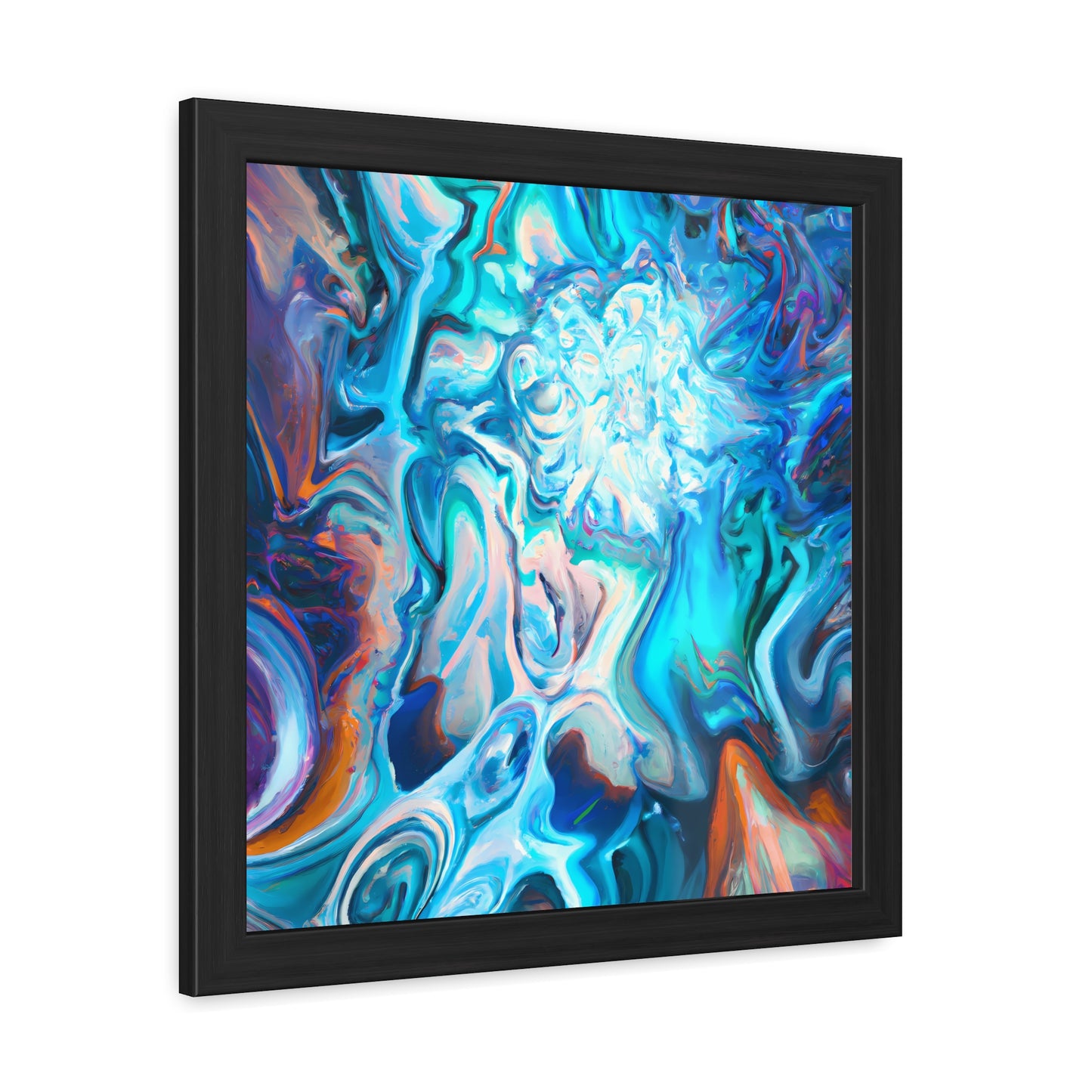 Fabstract 113 - on Framed Print