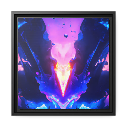 Neon Nexus 11 - on Framed Canvas