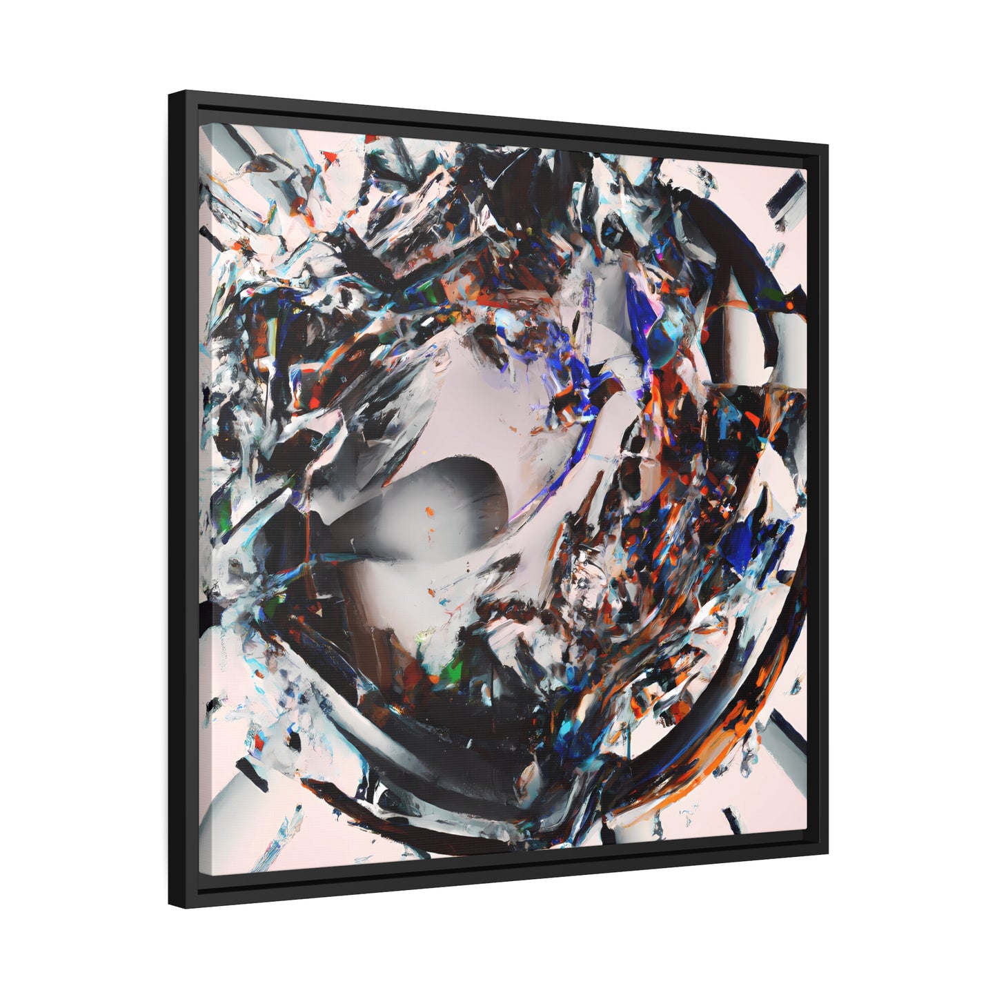 Temporal Flux 17 - on Framed Canvas