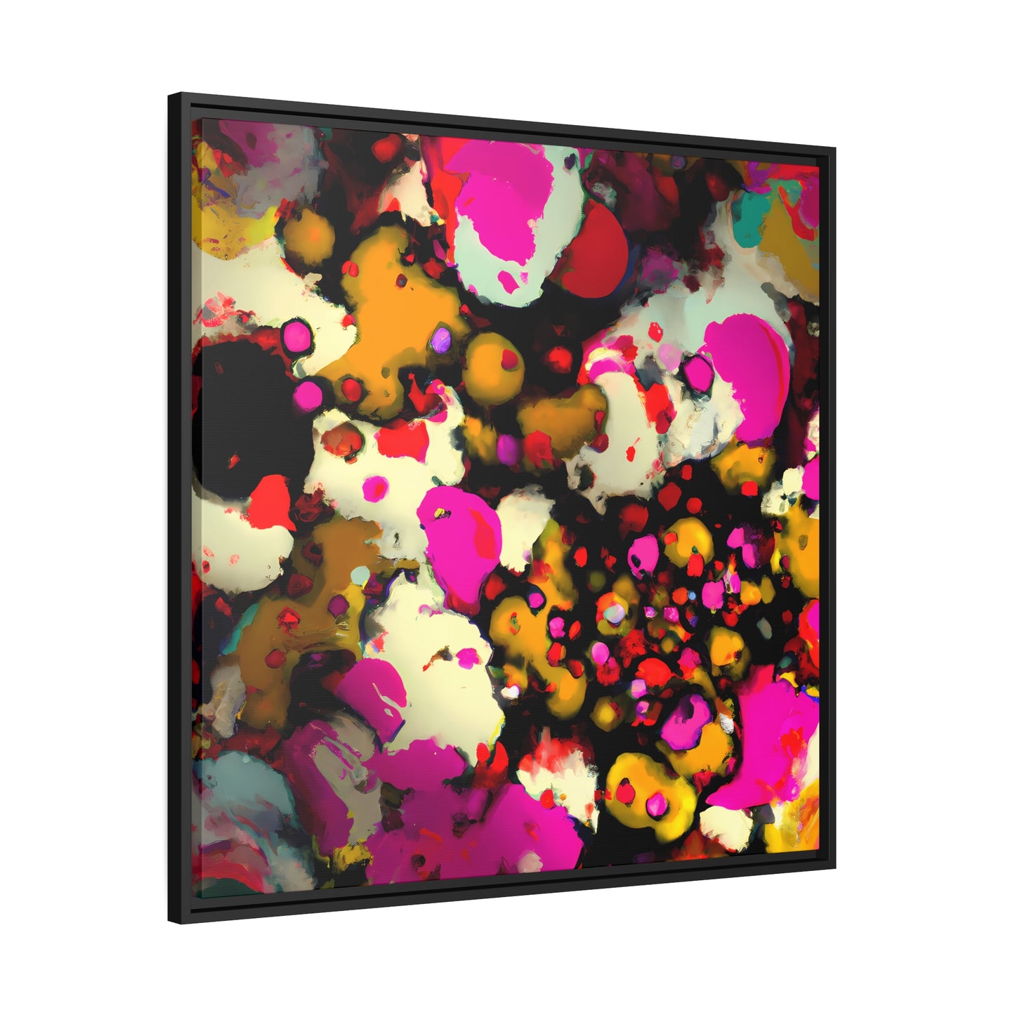 Fabstract 60 - on Framed Canvas